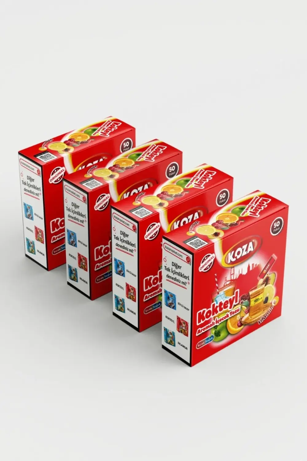 Koza Tek İçimlik Kokteyl Aro. İçecek Tozu (50 Stick)