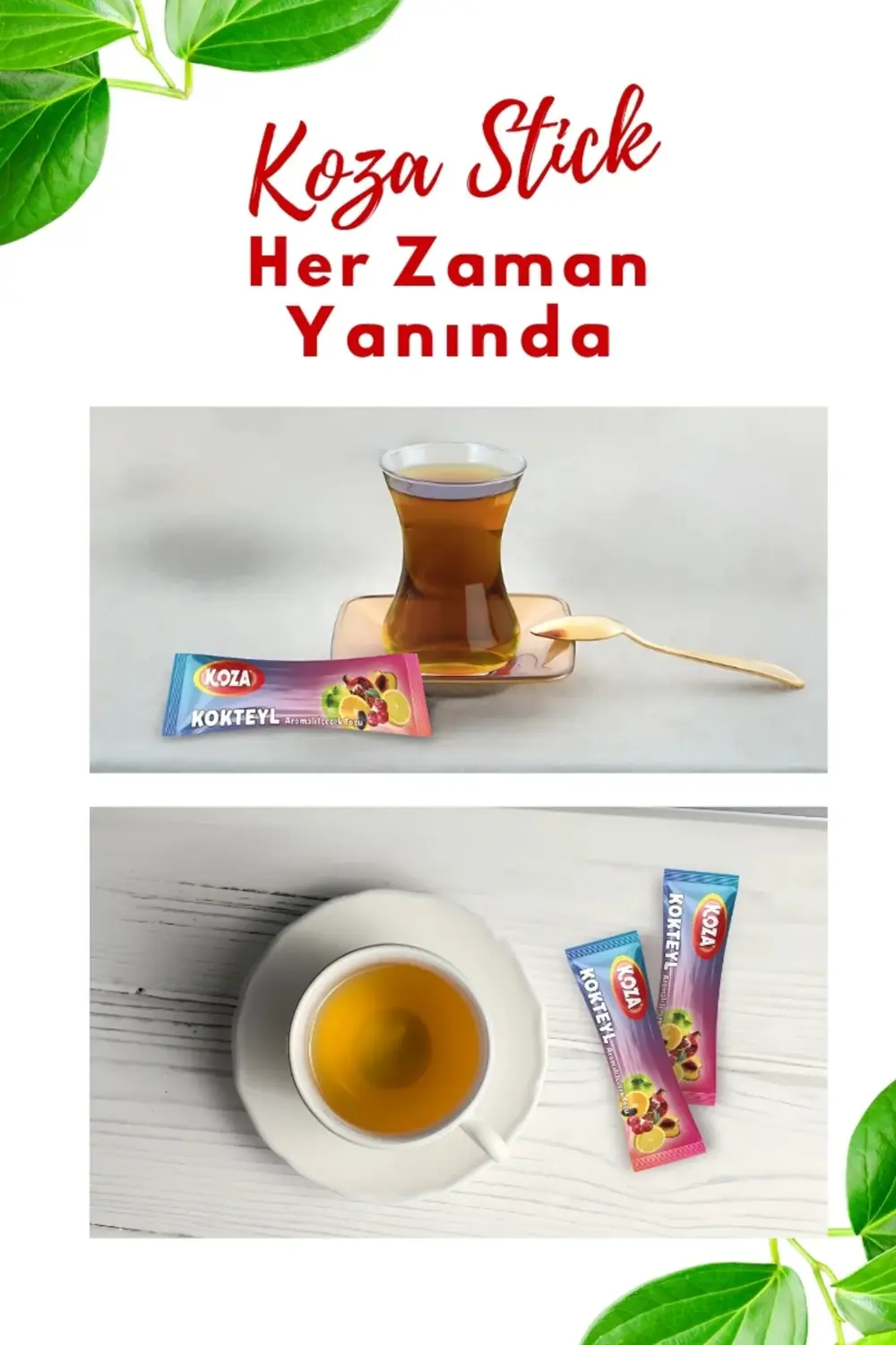 Koza Tek İçimlik Kokteyl Aro. İçecek Tozu (50 Stick)