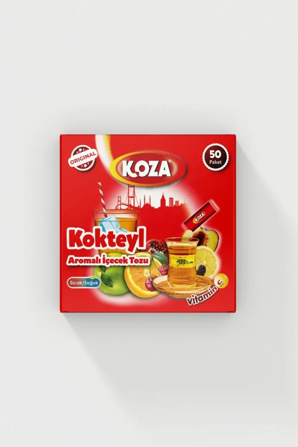 Koza Tek İçimlik Kokteyl Aro. İçecek Tozu (50 Stick)