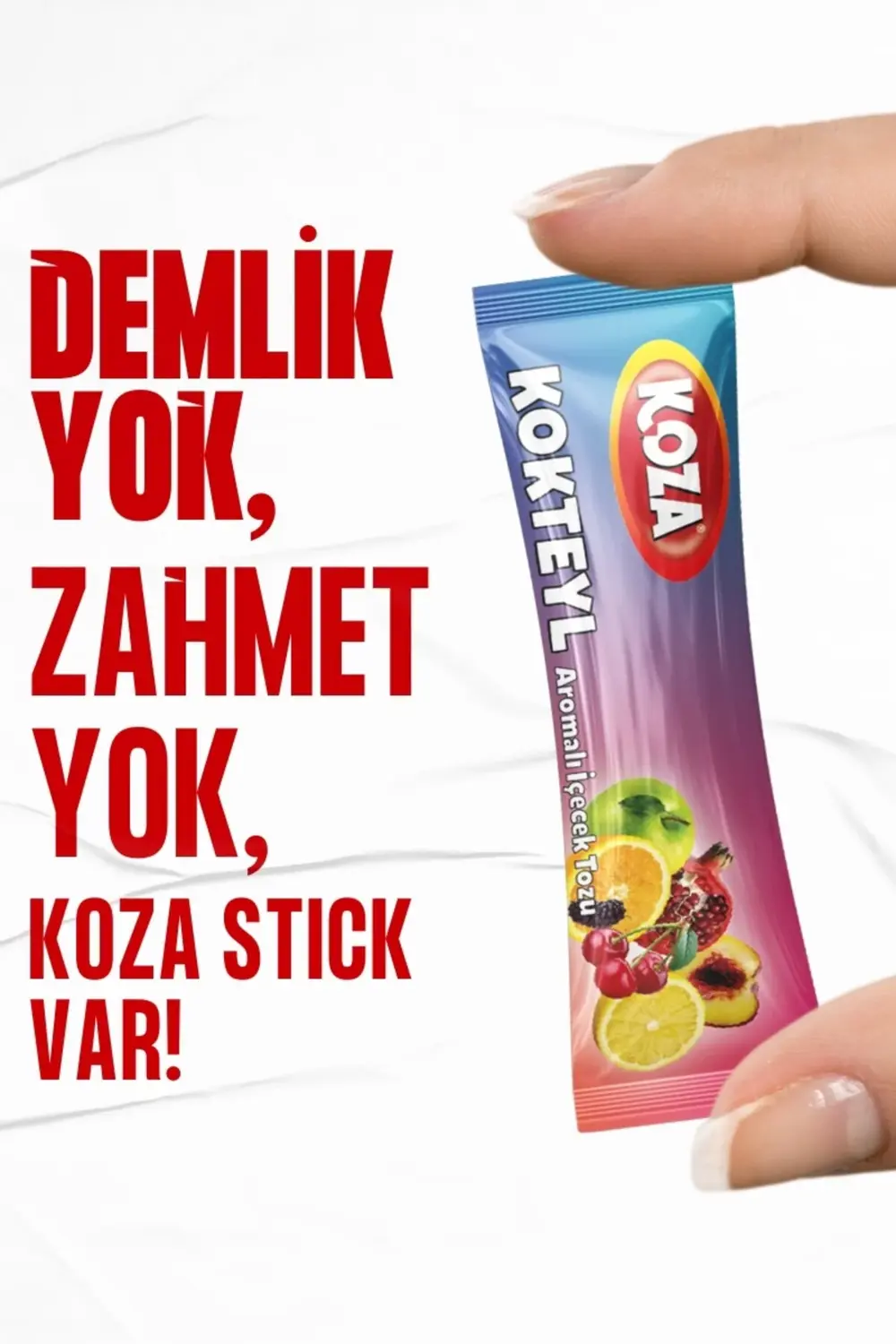 Koza Tek İçimlik Kokteyl Aro. İçecek Tozu (50 Stick)