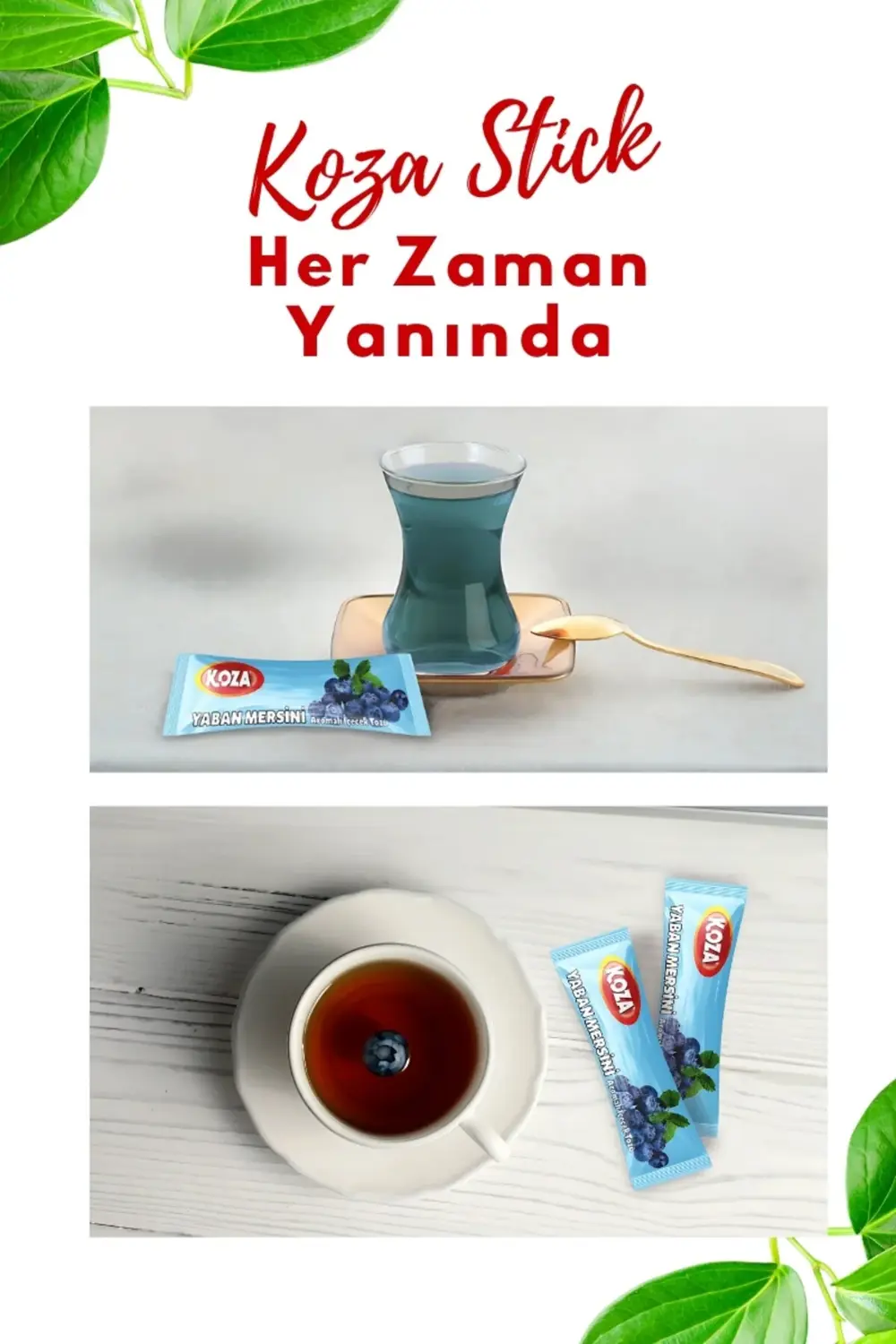 Koza Tek İçimlik Yaban Mersini Aro. İçecek Tozu (50 Stick)