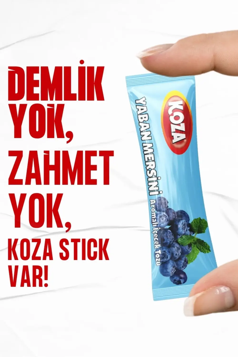 Koza Tek İçimlik Yaban Mersini Aro. İçecek Tozu (50 Stick)