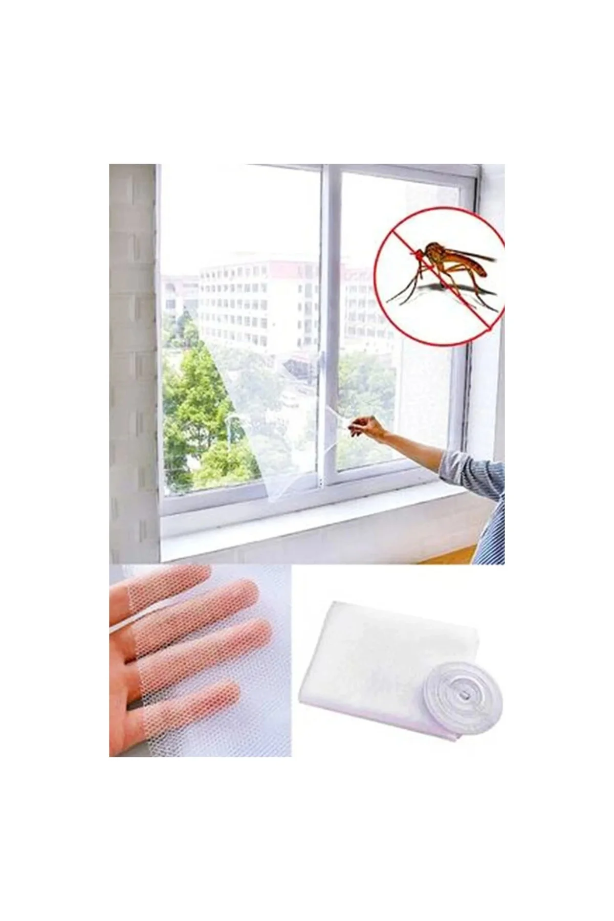 Tek Kanat Pencere Tül Sineklik 125X75Cm ±5Cm Tek Kanat Pencere Tül Sineklik 125X75Cm ±5Cm