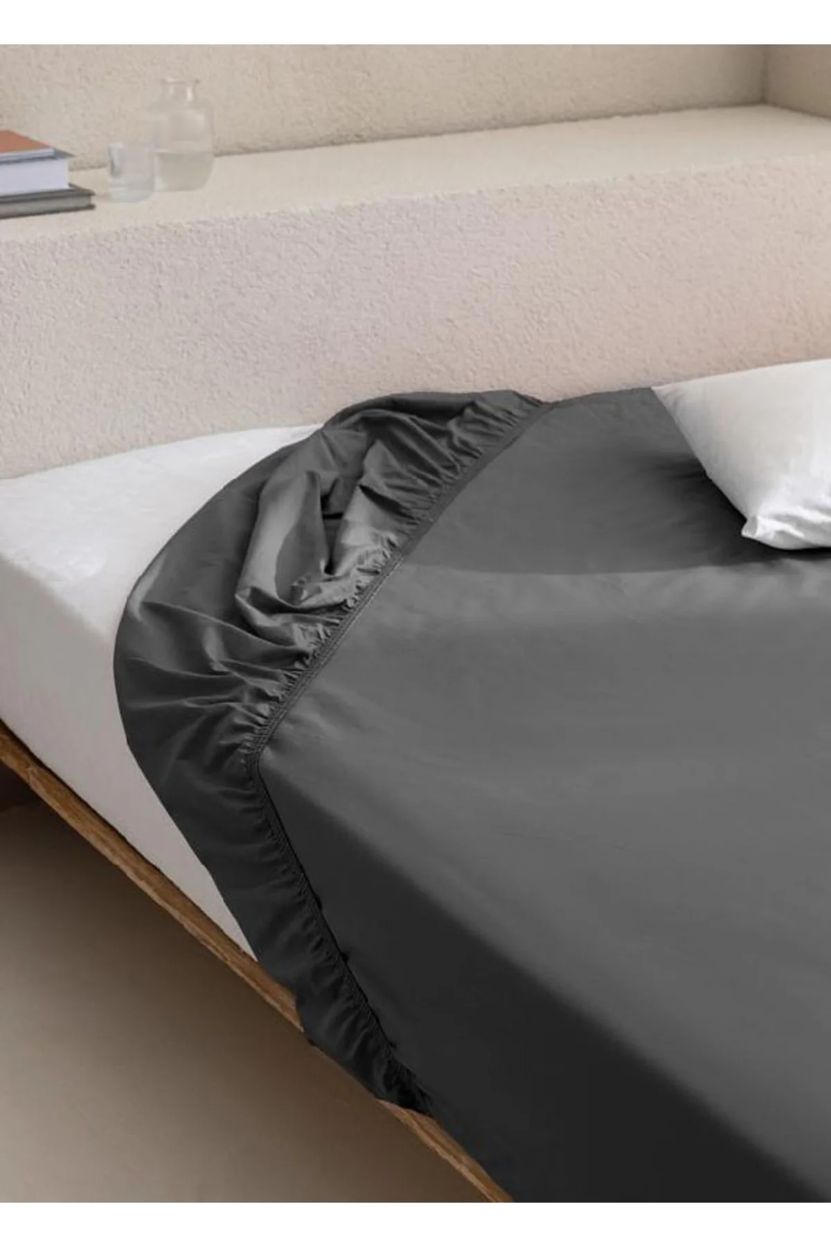TEK KİŞİLİK ÇARŞAF TAKIMI-%100 PAMUK İPLİĞİ DOKUMA (100X200+30 CM