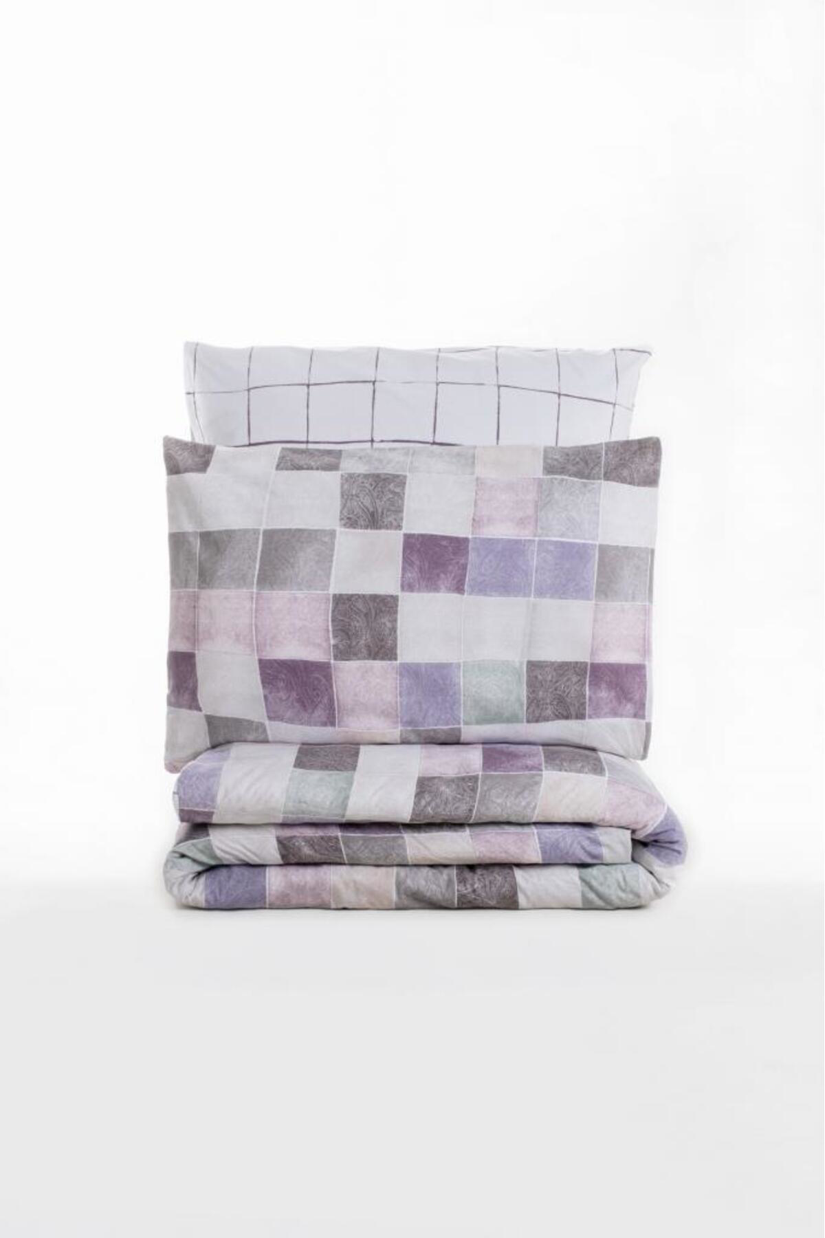 K&A Tek Kişilik Minimal Nev Takımı Maro Gül Kurusu