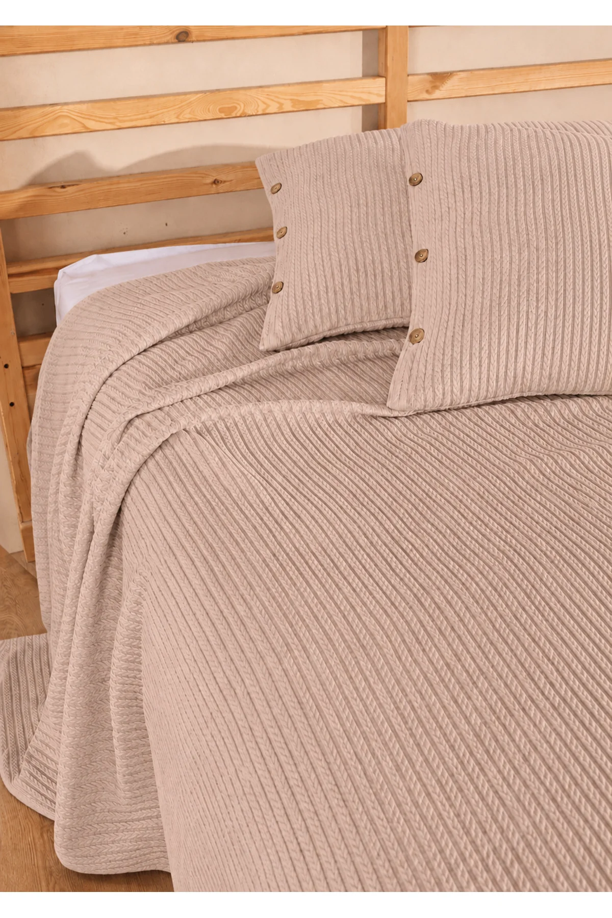 Tek Kişilik Örgü Desen Pike Yatak Örtüsü Seti | 160x230 cm Pike | Tek Kişilik Örgü Desen Pike Yatak Örtüsü Seti | 160x230 cm Pike |