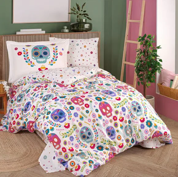 Tek Kişilik Poplin Nev Takımı Alice Fuşya