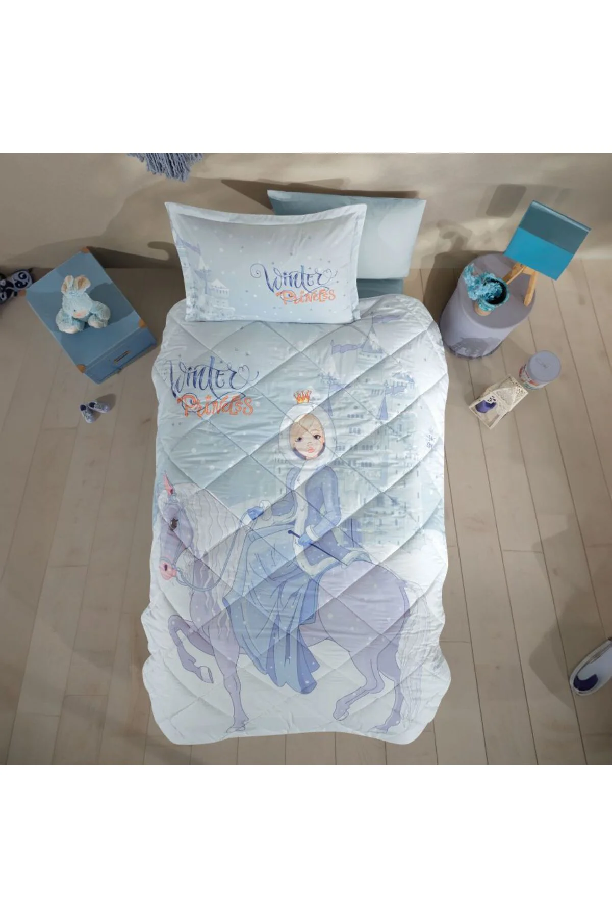 Tek Kişilik Ranforce Genç Desen Yorgan Seti Winter Princess