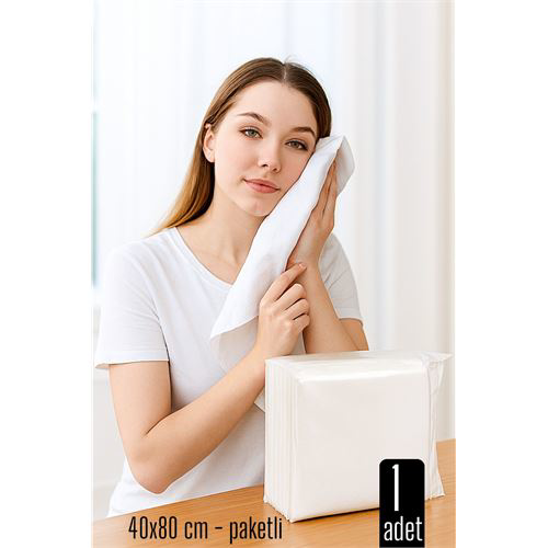 Tek Kullanımlık Havlu - Kuru Havlu - Paketli ve Çok Amaçlı 40X80