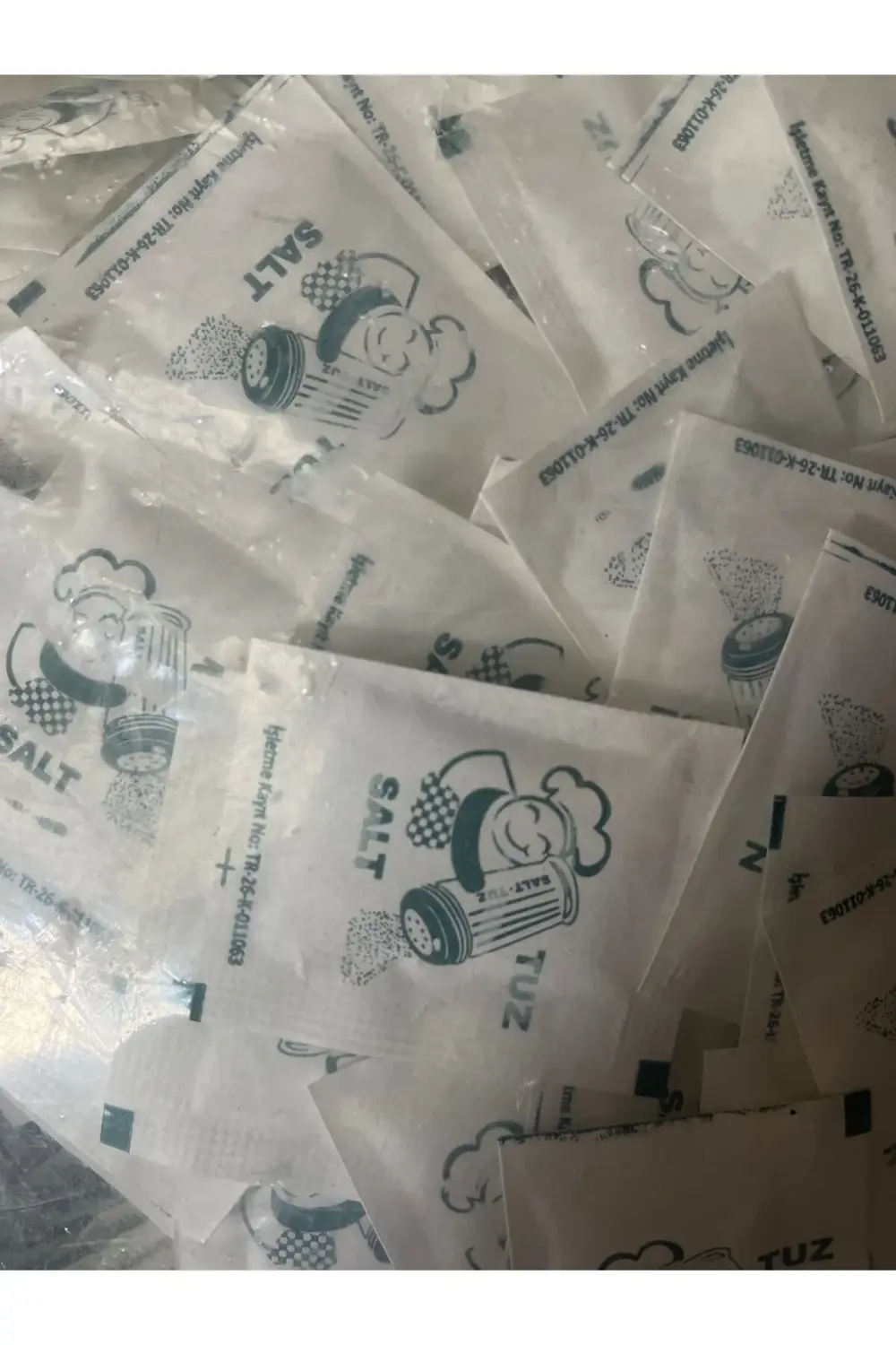 Tek Kullanımlık Kare Tuz 1000 X 1,5 gr