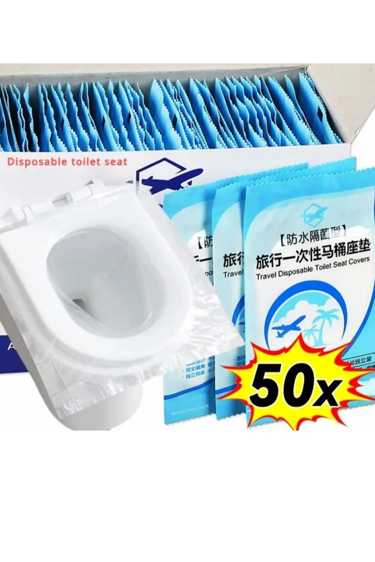 Tek Kullanımlık Klozet Örtüsü Klozet Poşeti Klozet Kapak Örtüsü Ş