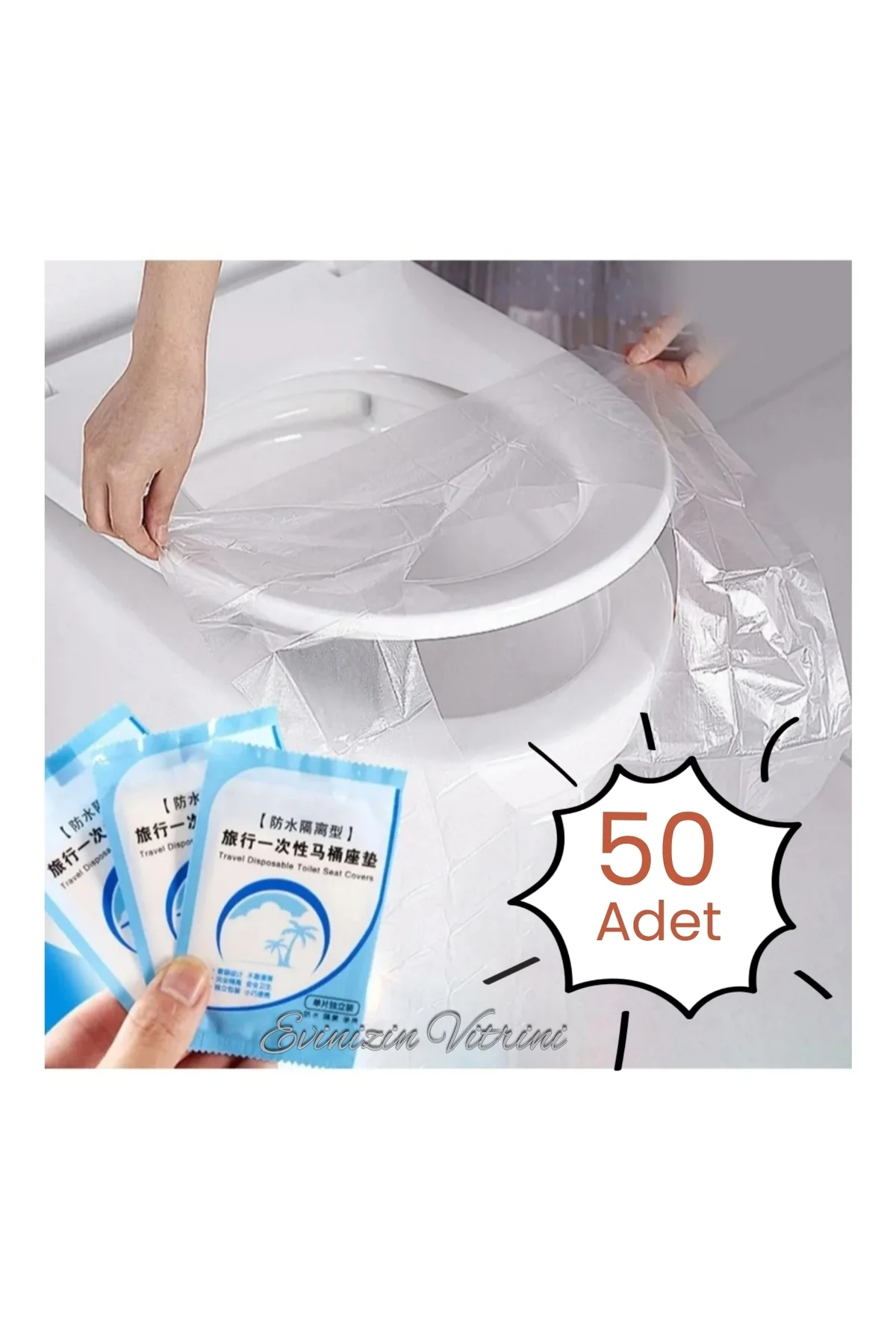 Tek Kullanımlık Klozet Örtüsü Klozet Poşeti Klozet Kapak Örtüsü Ş