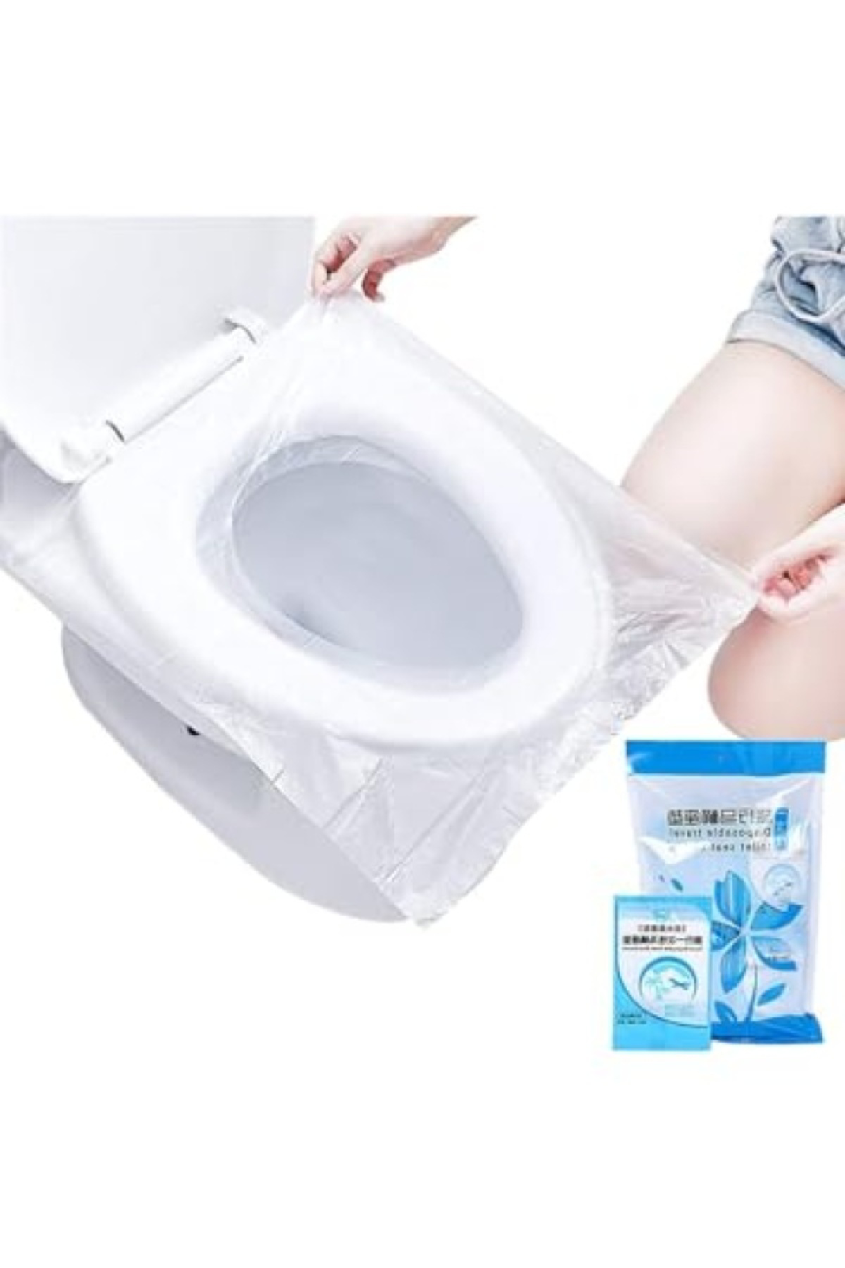 Tek Kullanımlık Klozet Poşeti - 50 Adet, Hijyenik Kullanım