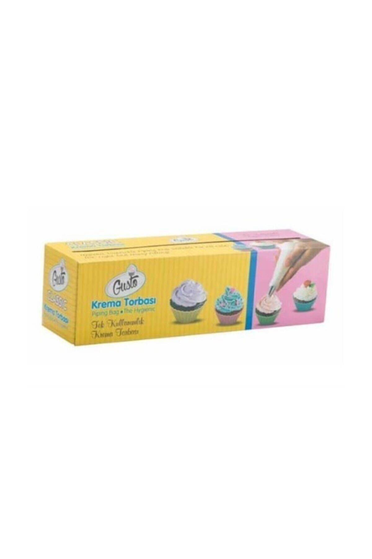 Tek Kullanımlık Krema Sıkma Torbası 72'li 50 x 26 cm