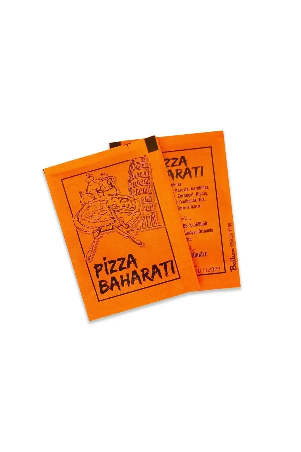 Tek Kullanımlık Pizza Baharatı (250 ADET) Pizza Çeşnisi