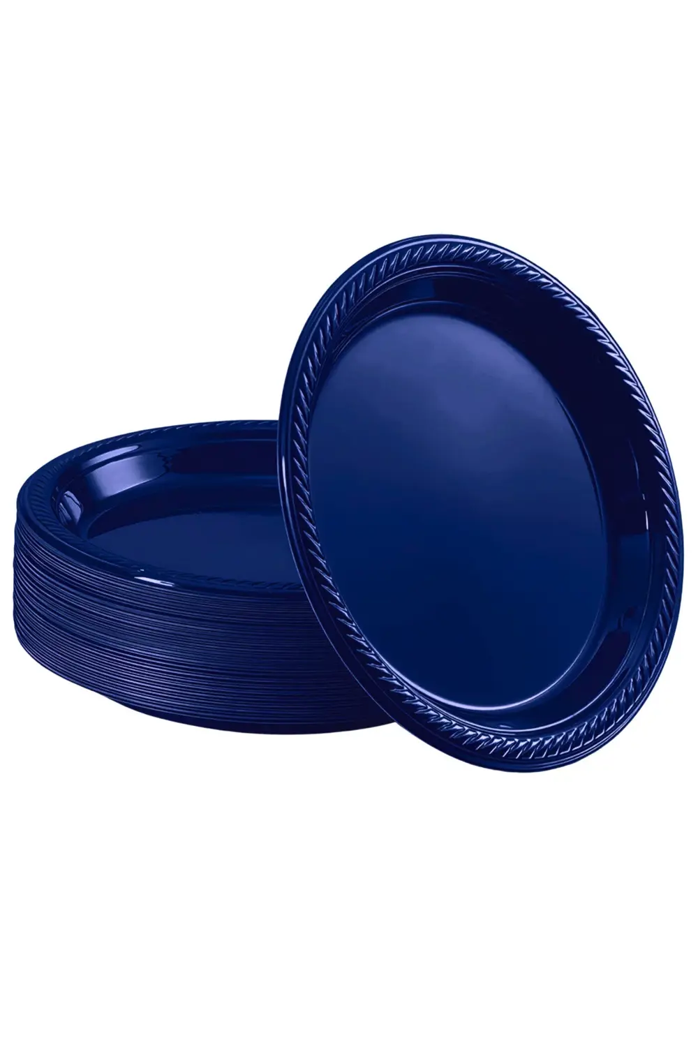 Tek Kullanımlık Plastik Lacivert Tabak 25'li