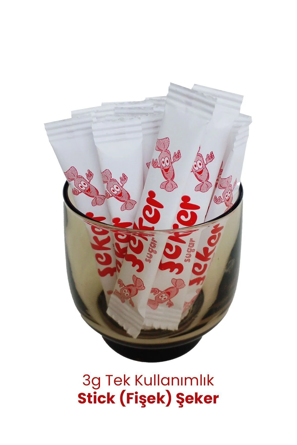 Tek Kullanımlık Stick (Fişek) Şeker 3g - 1000 Adet (Çay Şekeri) K