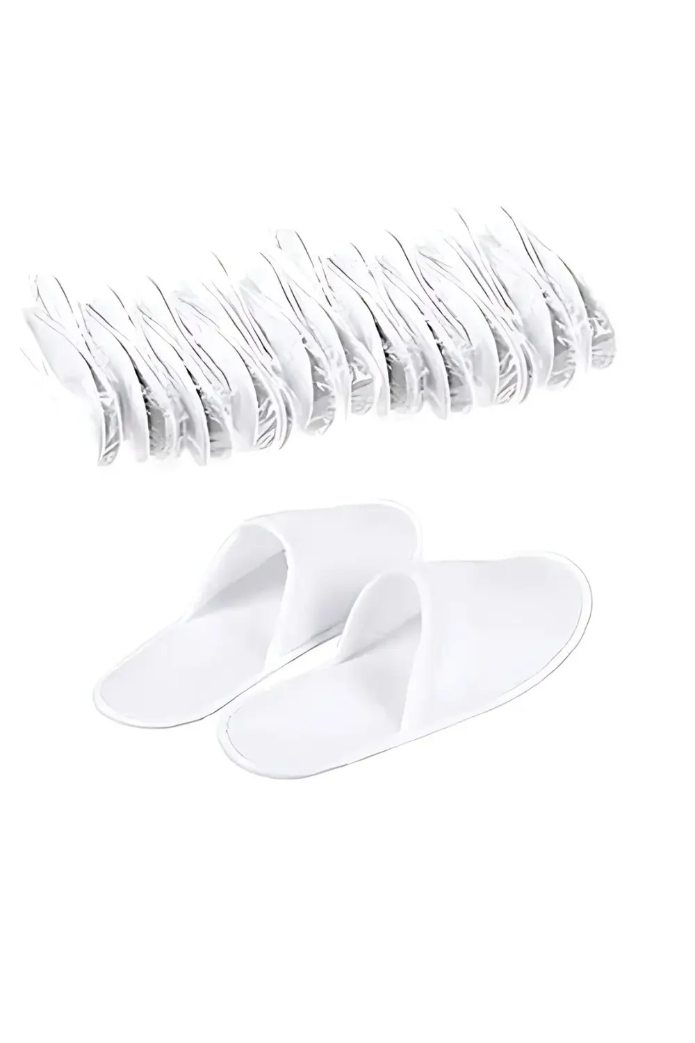 Tek Kullanımlık Tela Terlik 100 Çift | Otel Spa Ofis Hastane Ayak