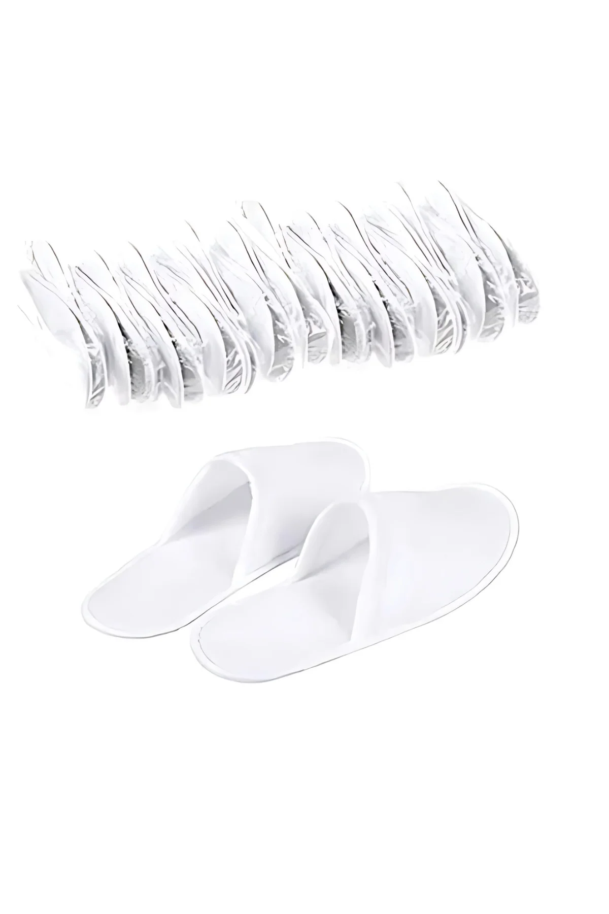 Tek Kullanımlık Tela Terlik 100 Çift | Otel Spa Ofis Hastane Ayak