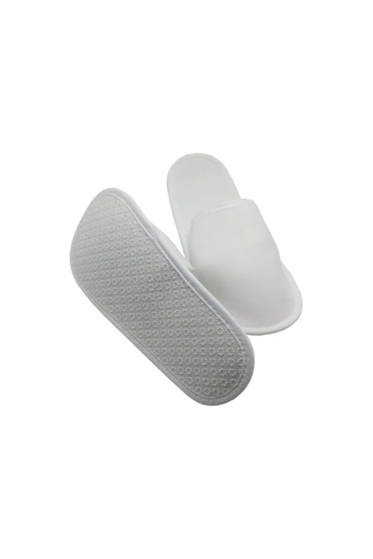 Tek Kullanımlık Terlik Standart Havlu Önü Kapalı Kaymaz Taban- 25
