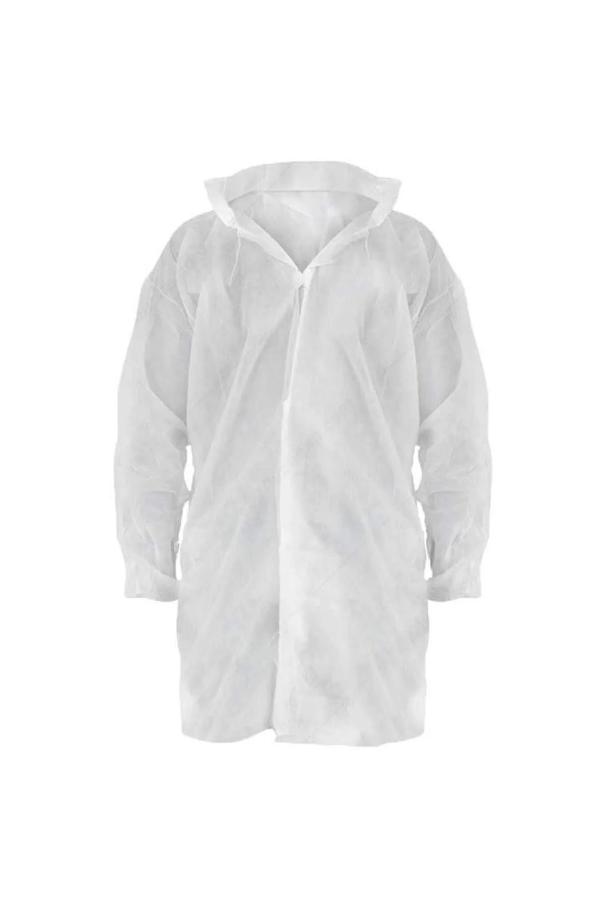 Tek Kullanımlık Ziyaretçi Önlüğü 50 Adet 1.kalite Cırtlı Nonwoven