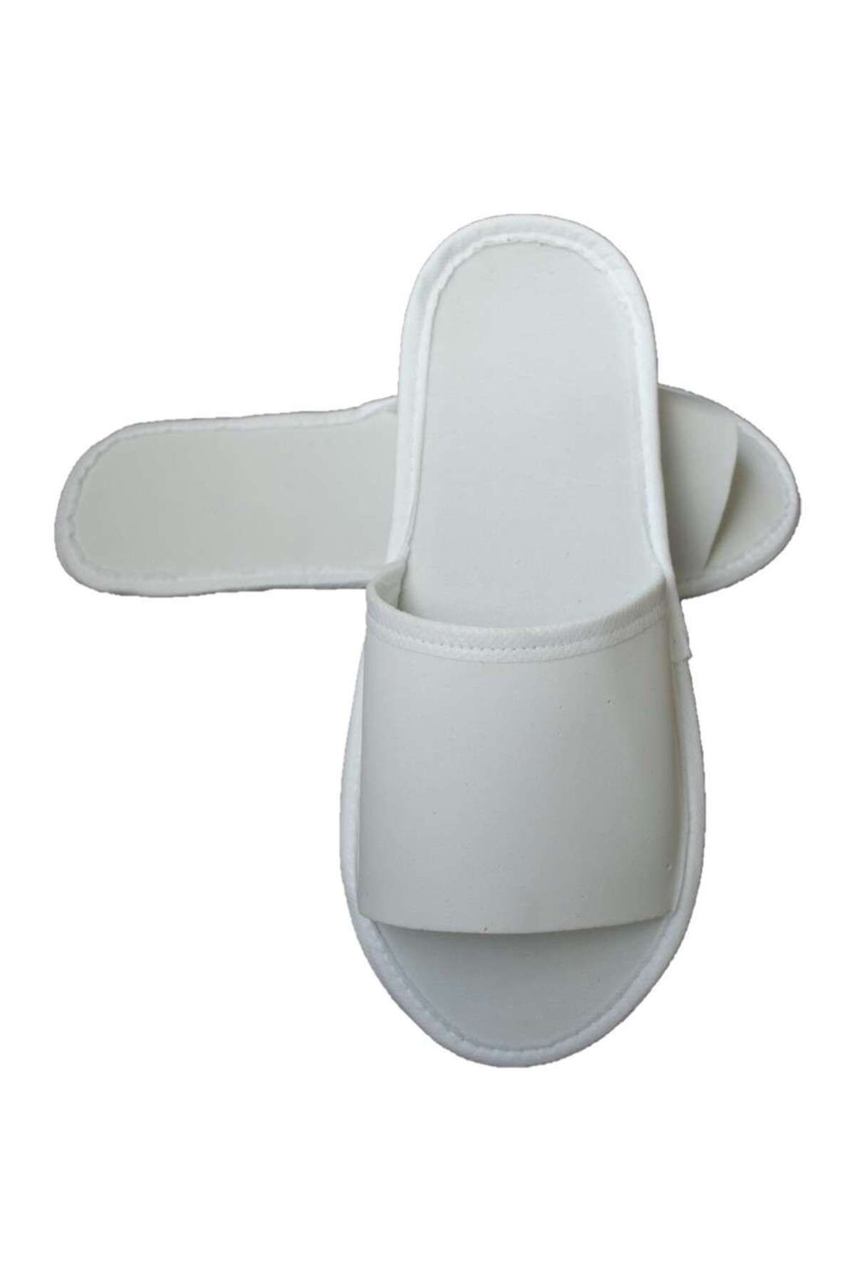 Ambalaj Markt Tek Kullanimlik Spa Terlik Biye Dikişli 2.5 Mm Eva Taban 100 Çift