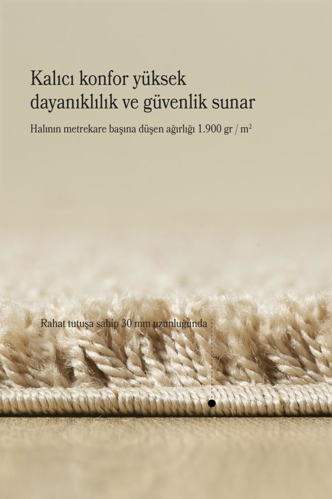 Red Halı Tek Renk Desensiz Bej Yumuşak Post Peluş Shaggy Halı Salon Oturma Red Halı Tek Renk Desensiz Bej Yumuşak Post Peluş Shaggy Halı Salon Oturma