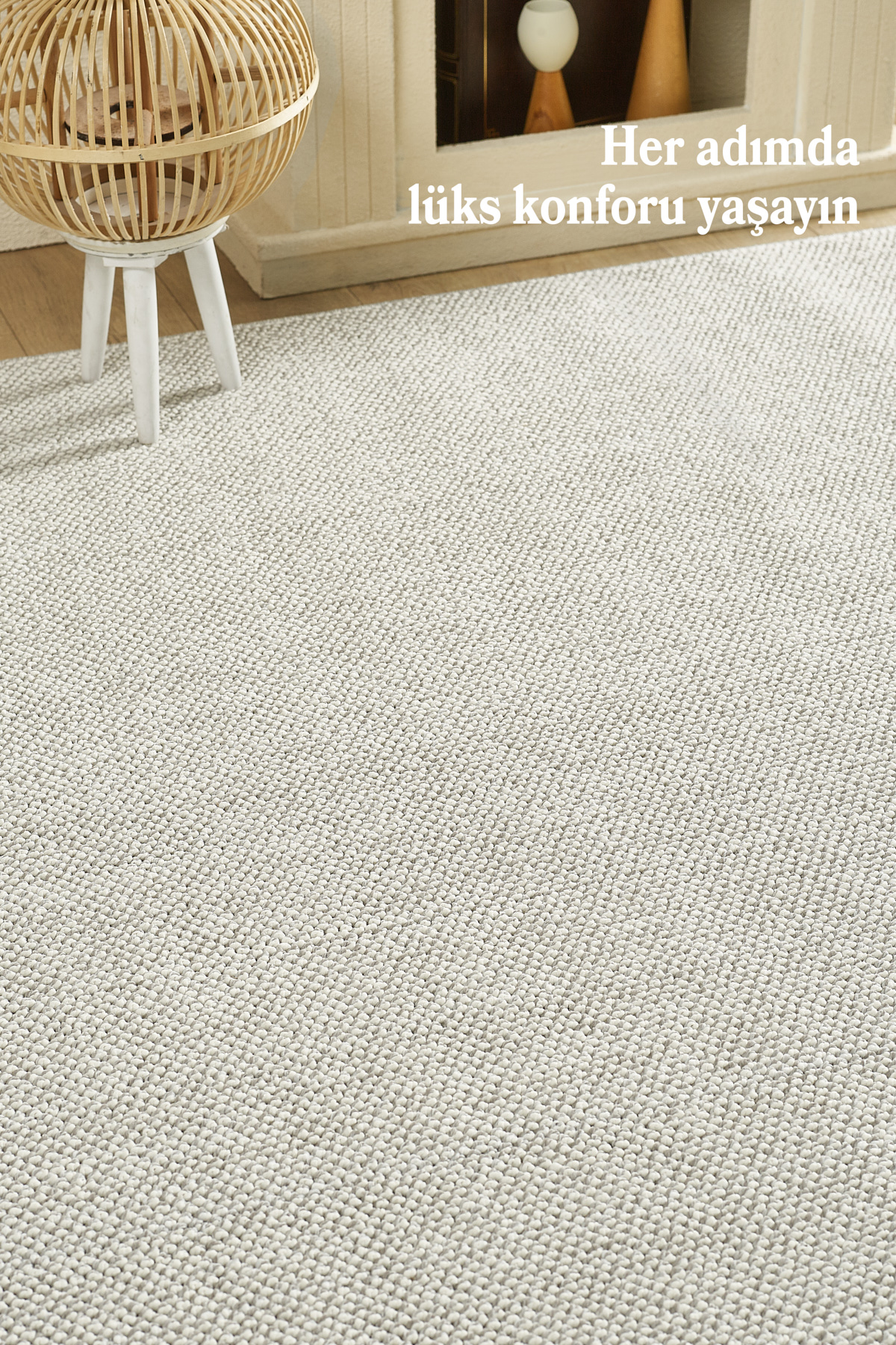 Modern Desenli Cool Halı Sisal Halı Bukleli Halı Gümüş Halı Düz R