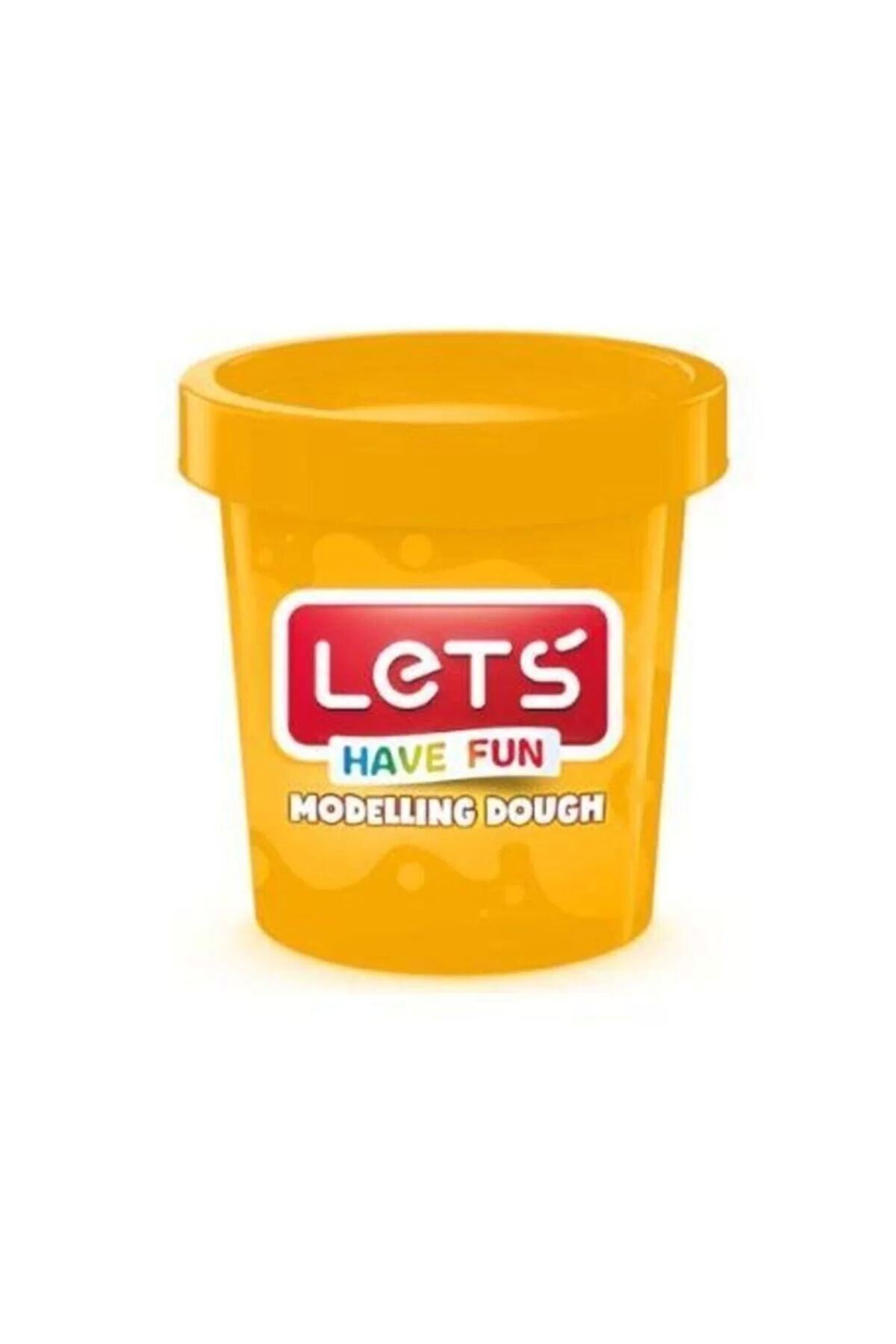 Lets Tek Renk Oyun Hamuru Neon Turuncu 150 Gr / L8