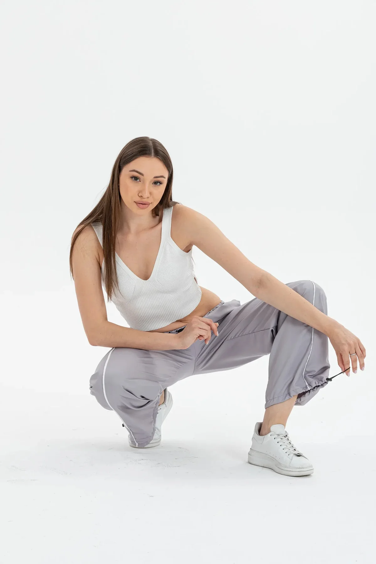 Tek Şeritli Paraşüt Pantolon