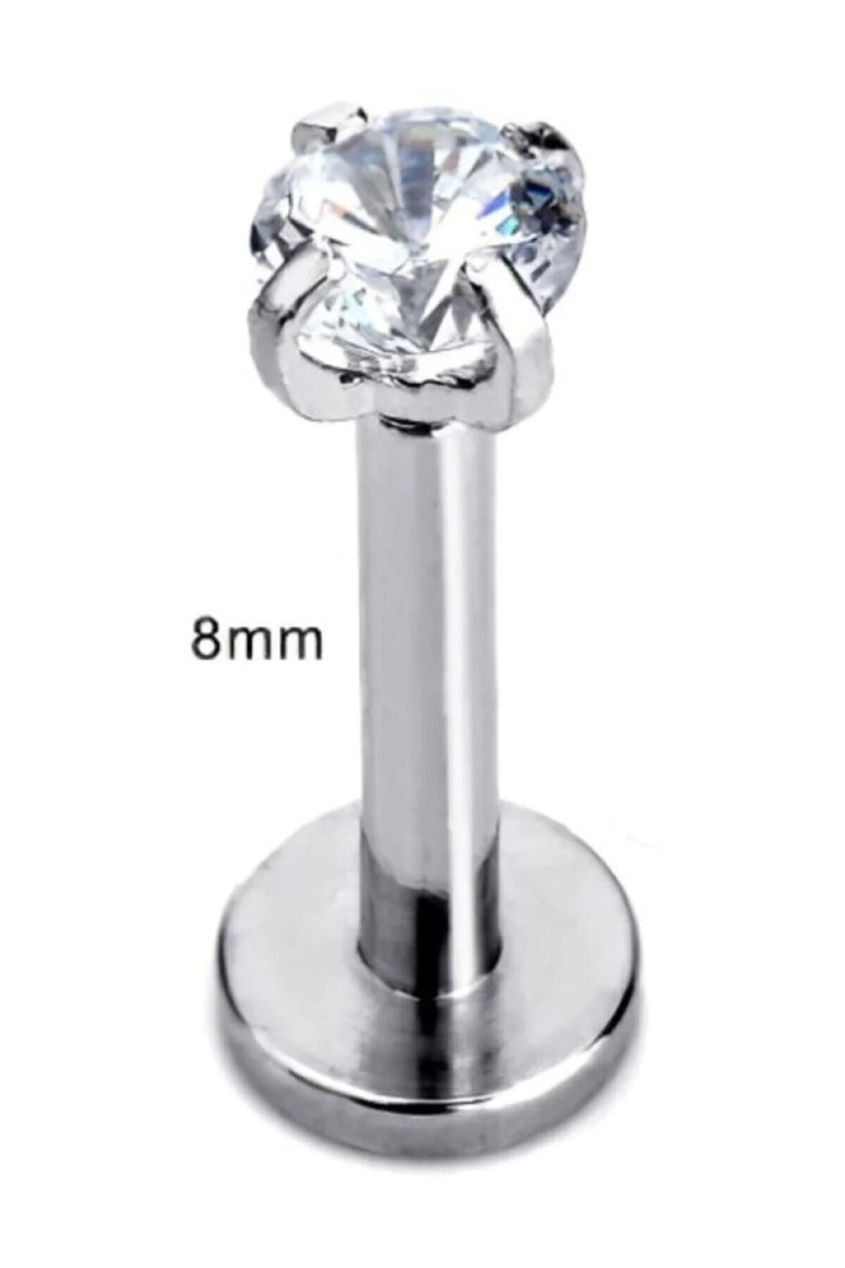 Tek Taş Tragus,dudak,kulak Piercing