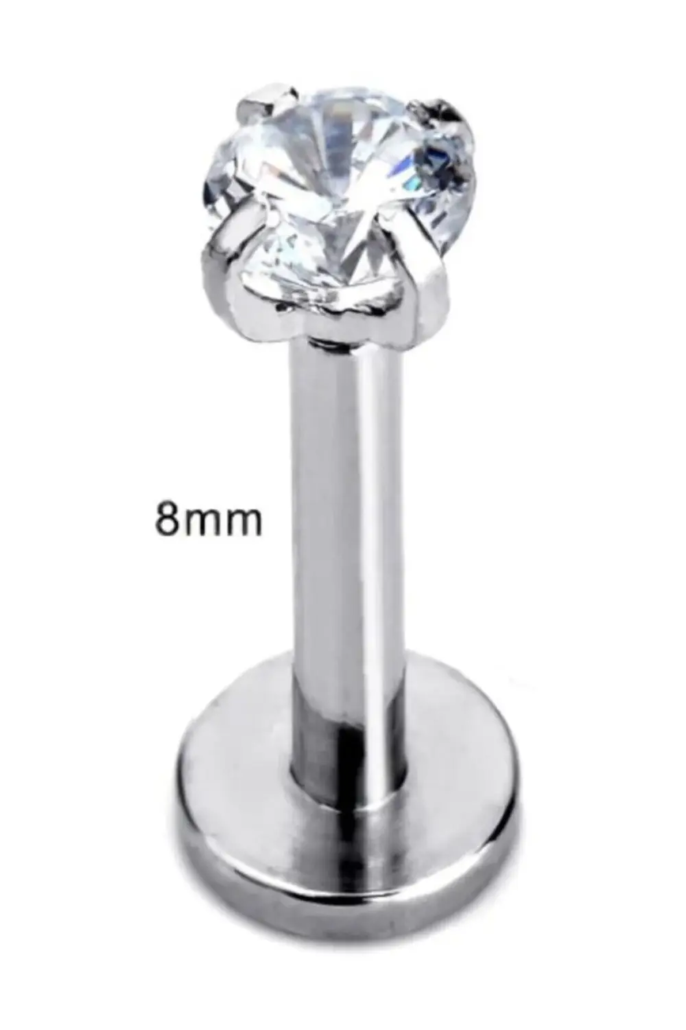 Tek Taş Tragus,dudak,kulak Piercing