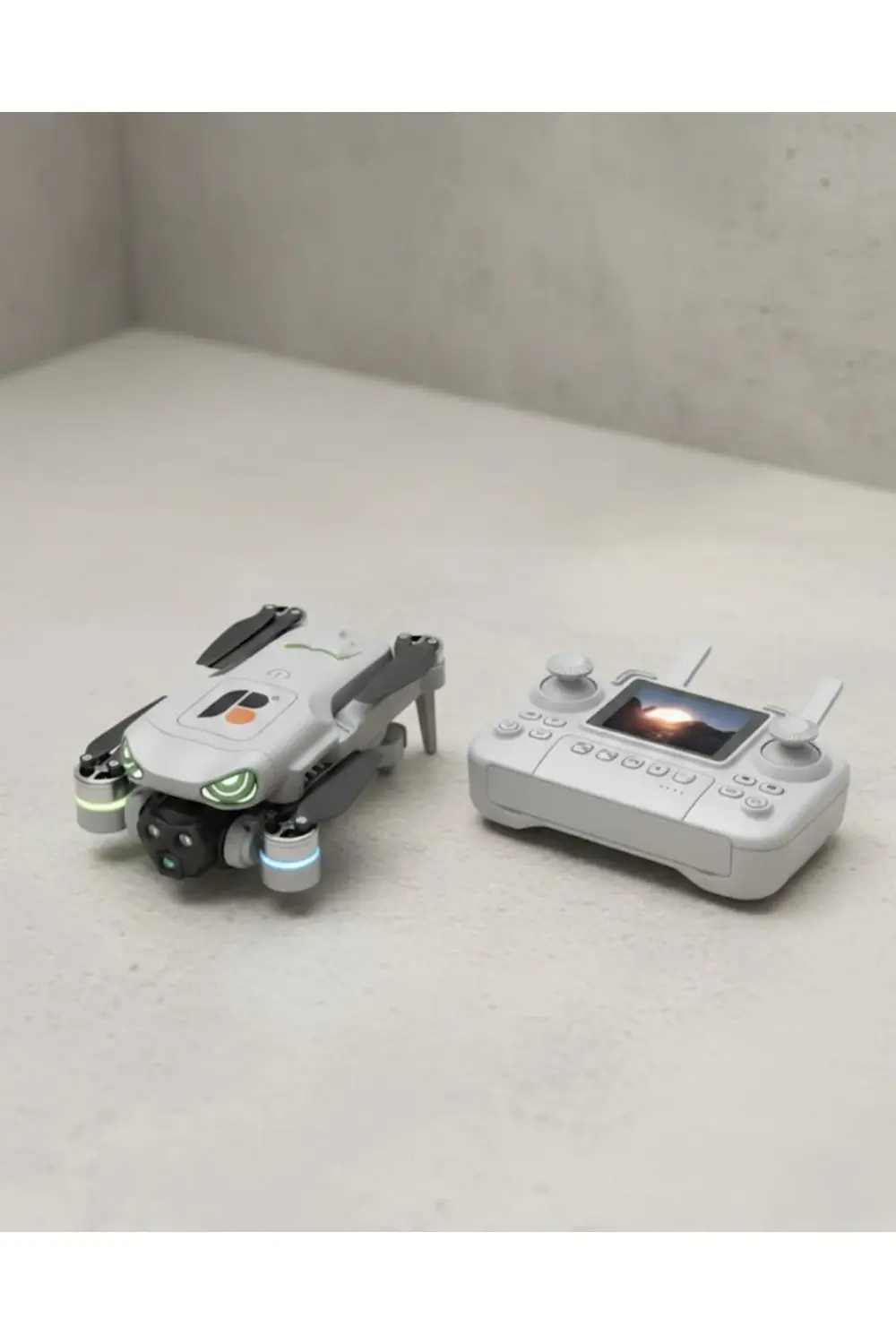 Tek Tuşla Kalkış İniş Özellikli Katlanabilir Drone