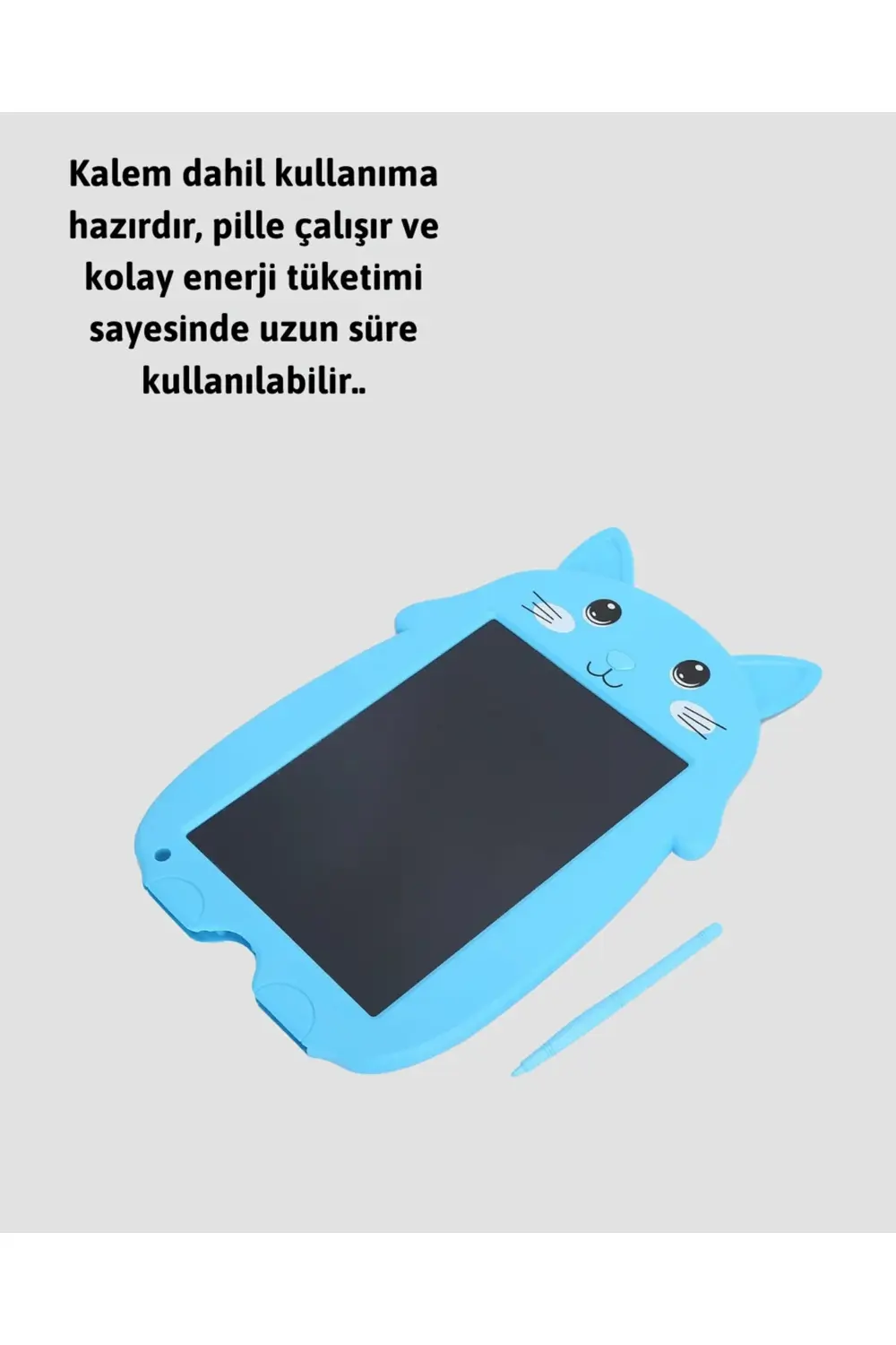 Tek Tuşla Silinebilir LCD Yazı Tableti | Çocuklar İçin Eğitim Tab
