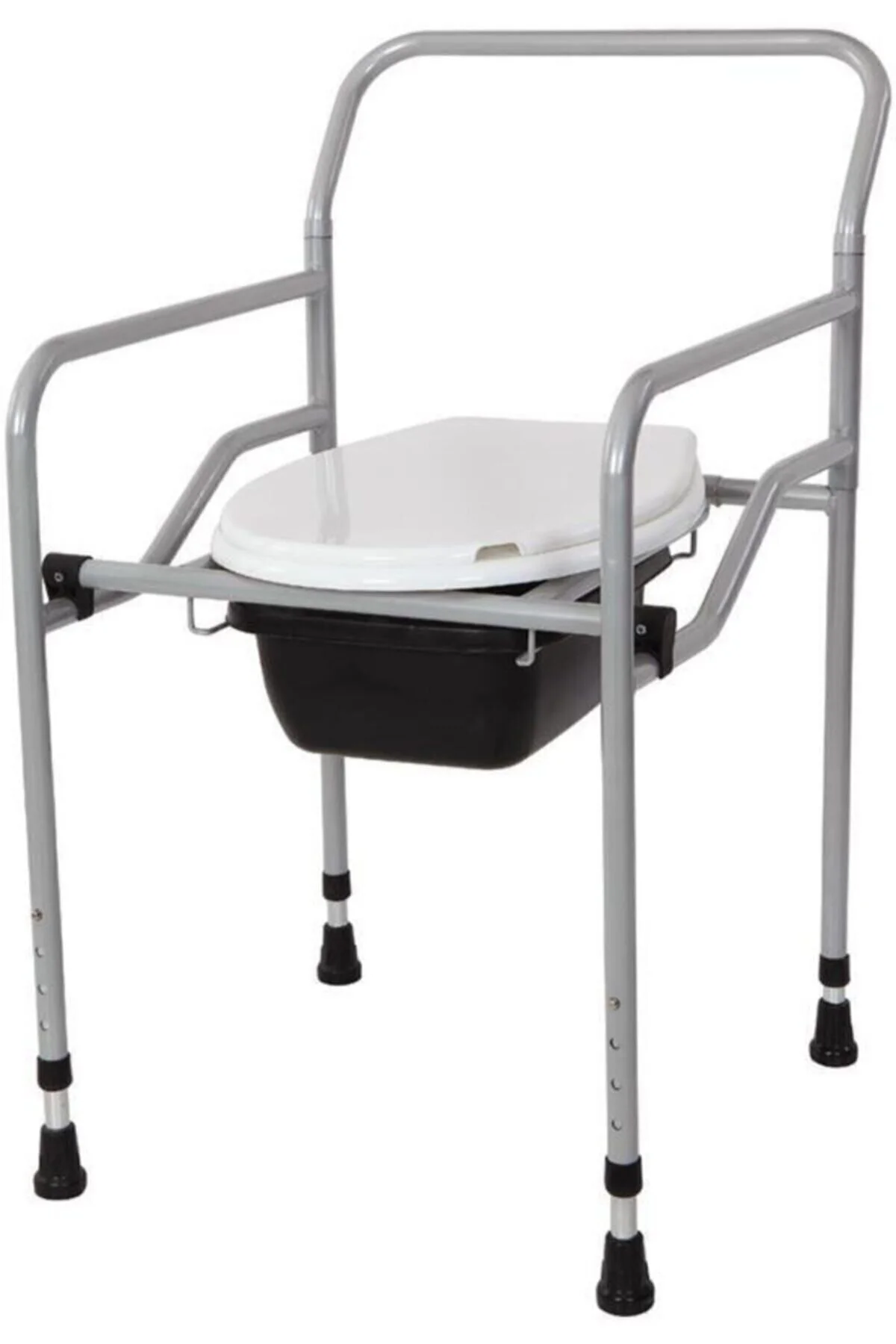 Tekerlekli Katlanabilir Yükseklik Ayarlı Hasta Tuvalet Ve Banyo S