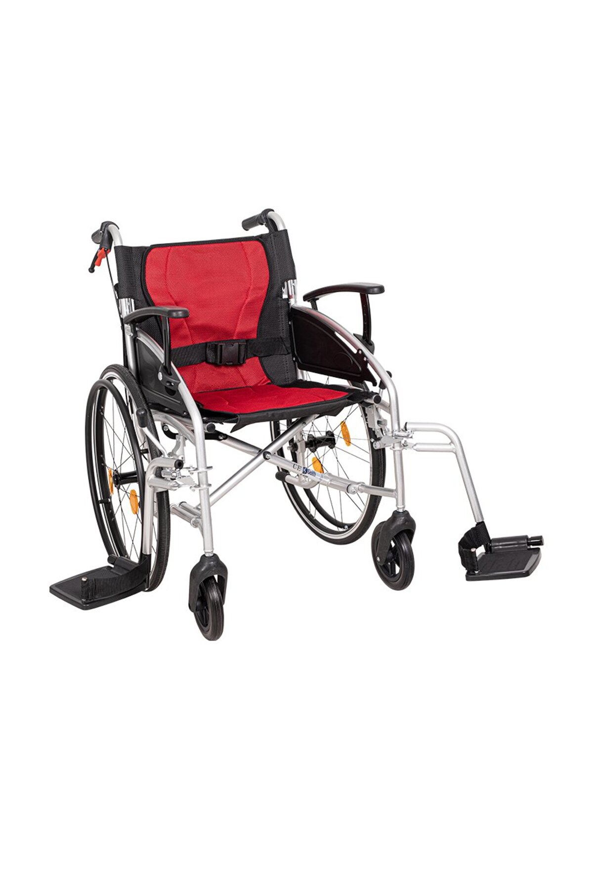 Hafif Manuel Tekerlekli Sandalye | Kolay Manevra ve Geniş Oturum
