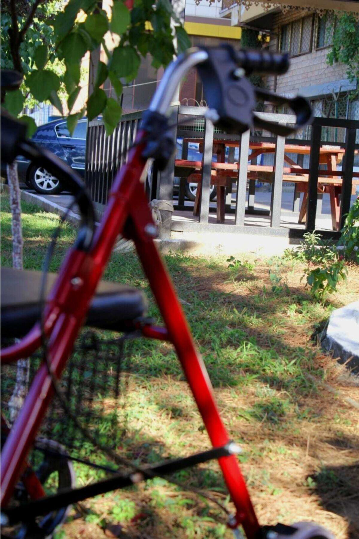 Poylin Tekerlekli Sandalye Tekerlekli, Frenli, Sepetli Hasta Yardim Yürü