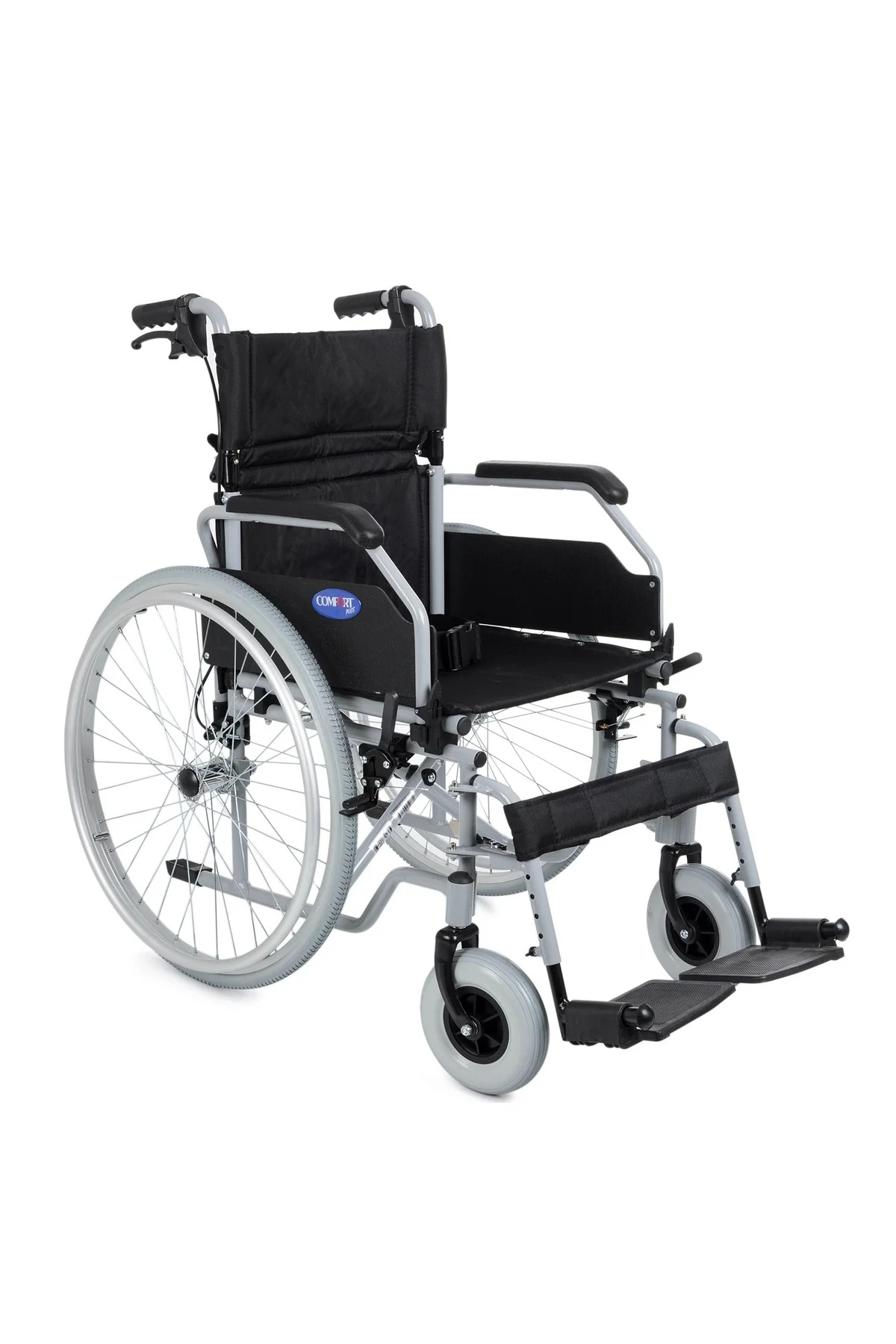 Tekerlekli Sandalye Beyaz | 45 cm Oturum, Alüminyum Gövde, Refakatçi Frenli DM-321 Tekerlekli Sandalye Beyaz | 45 cm Oturum, Alüminyum Gövde, Refakatçi Frenli DM-321