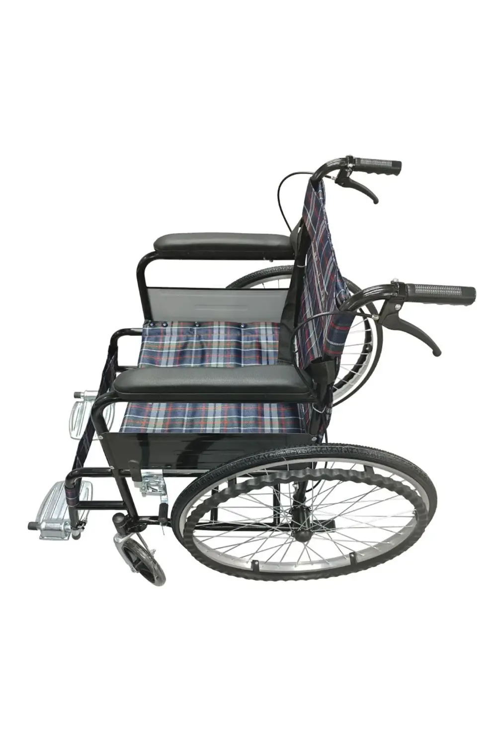 Tekerlekli Sandalye Refakatçi Frenli Katlanır Ekonomik 120 kg TAŞ