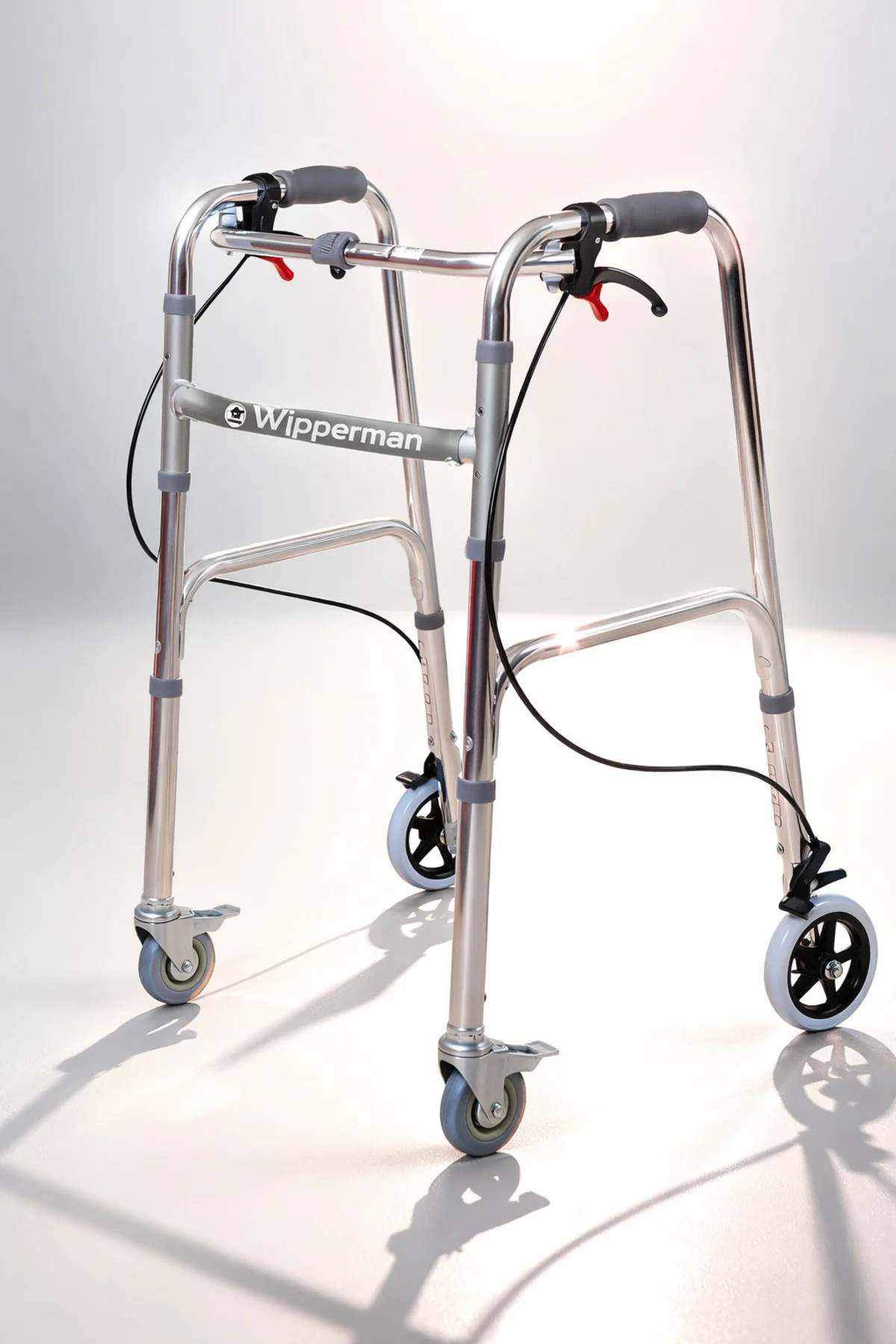 Tekerlekli Walker Yürüteci Frenli 4 tekerli yürüteç 88 cm 98 cm u