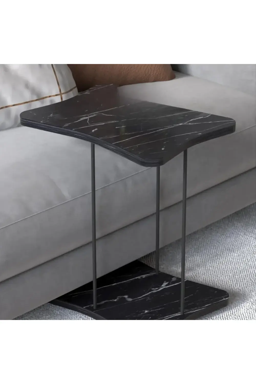 Tekerlekli Yan Sehpa