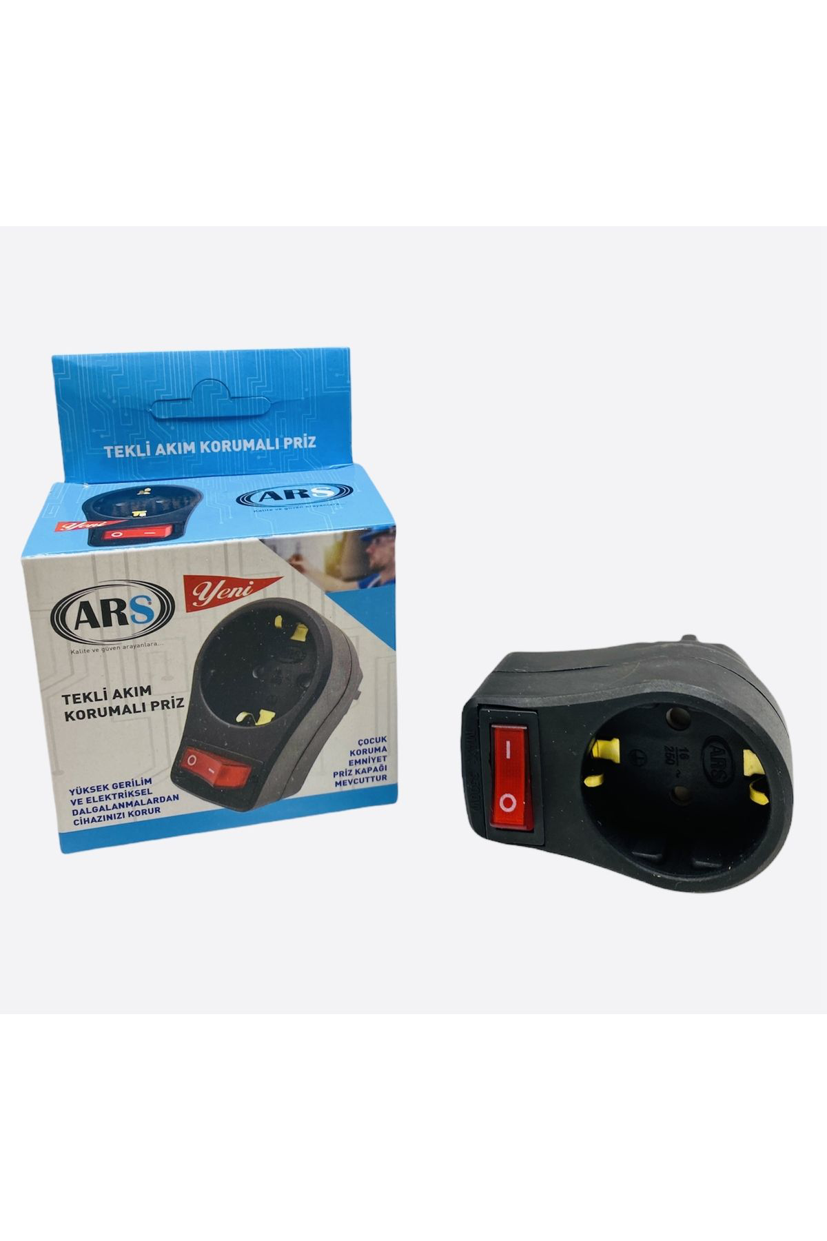 Tekli? Akim Korumali Ve Çocuk Korumali Anahtarli Pri?z /yüksek Ge