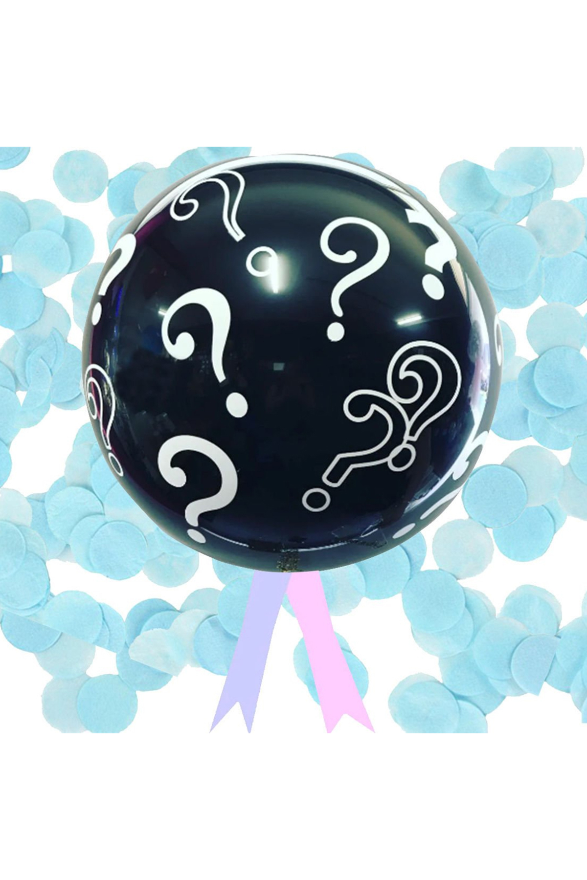 Oyuncak Store Tekli Erkek Cinsiyet Konfetili Balon