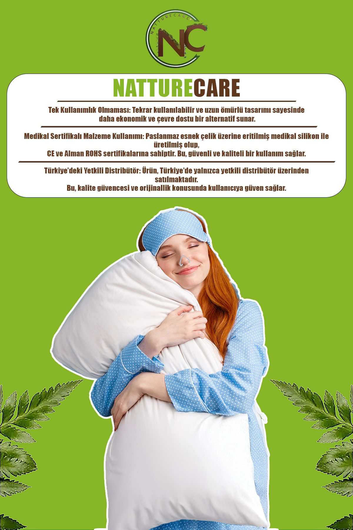 Tekli Horlama Önlemeye Yardımcı Nefes Alma Cihazı Anti Horlama Ap