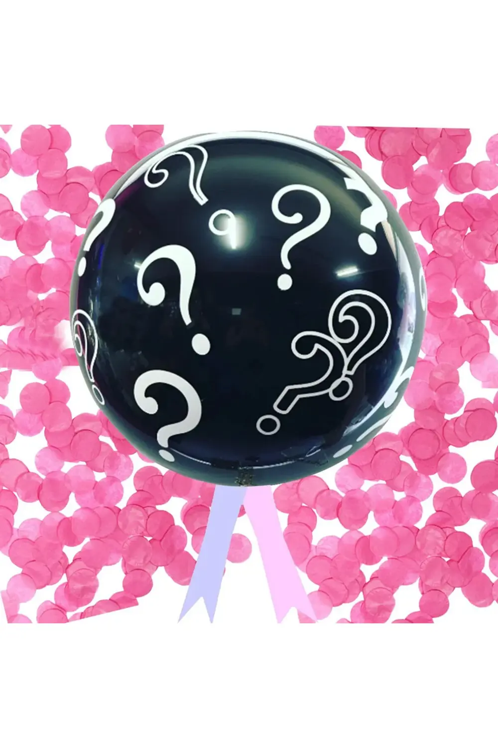 Tekli Kız Cinsiyet Konfetili Balon