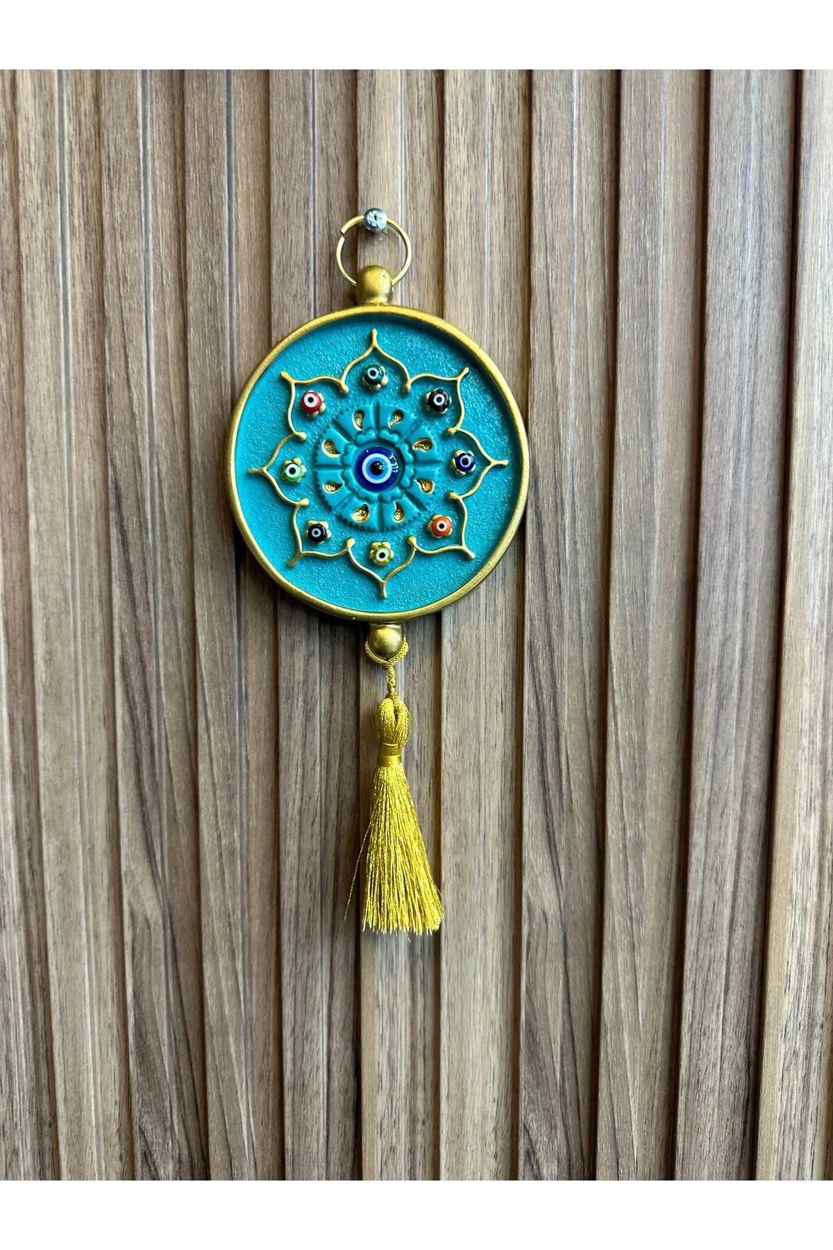 TEKLİ NAZAR BONCUĞU 15 CM TURKUAZ