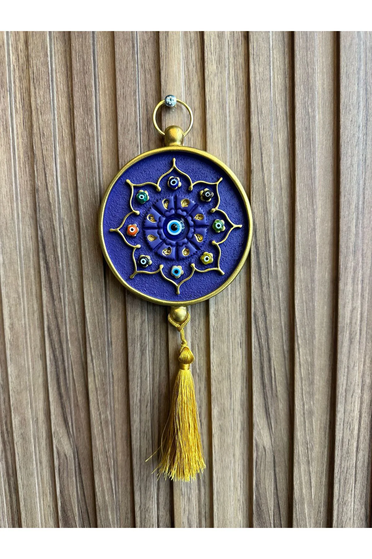 TEKLİ NAZAR BONCUĞU 9 CM MOR