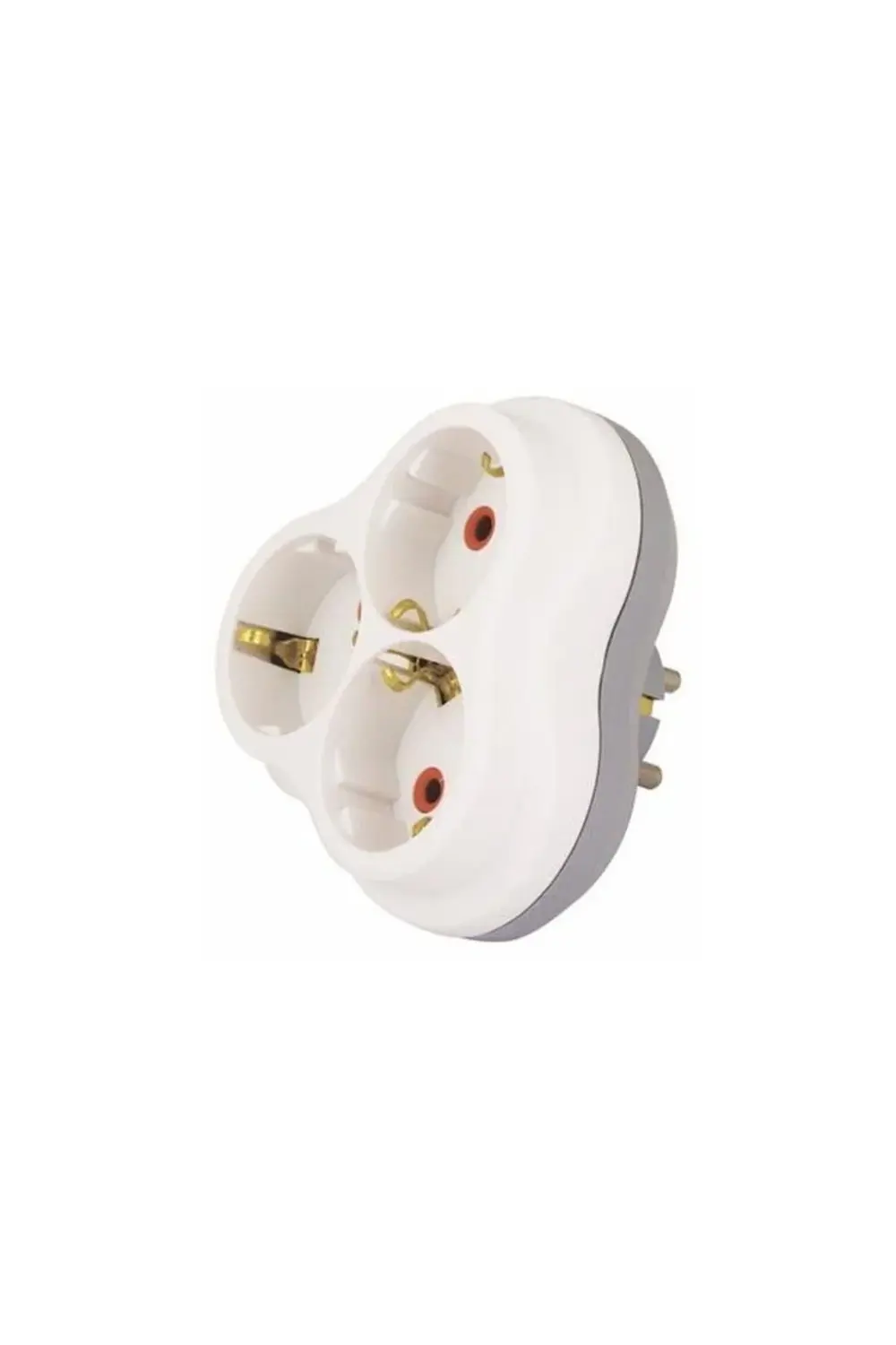 Tekli Paket Topraklı Priz Çoğaltıcı Yonca Golyat 3'lü ( 1 Adet )