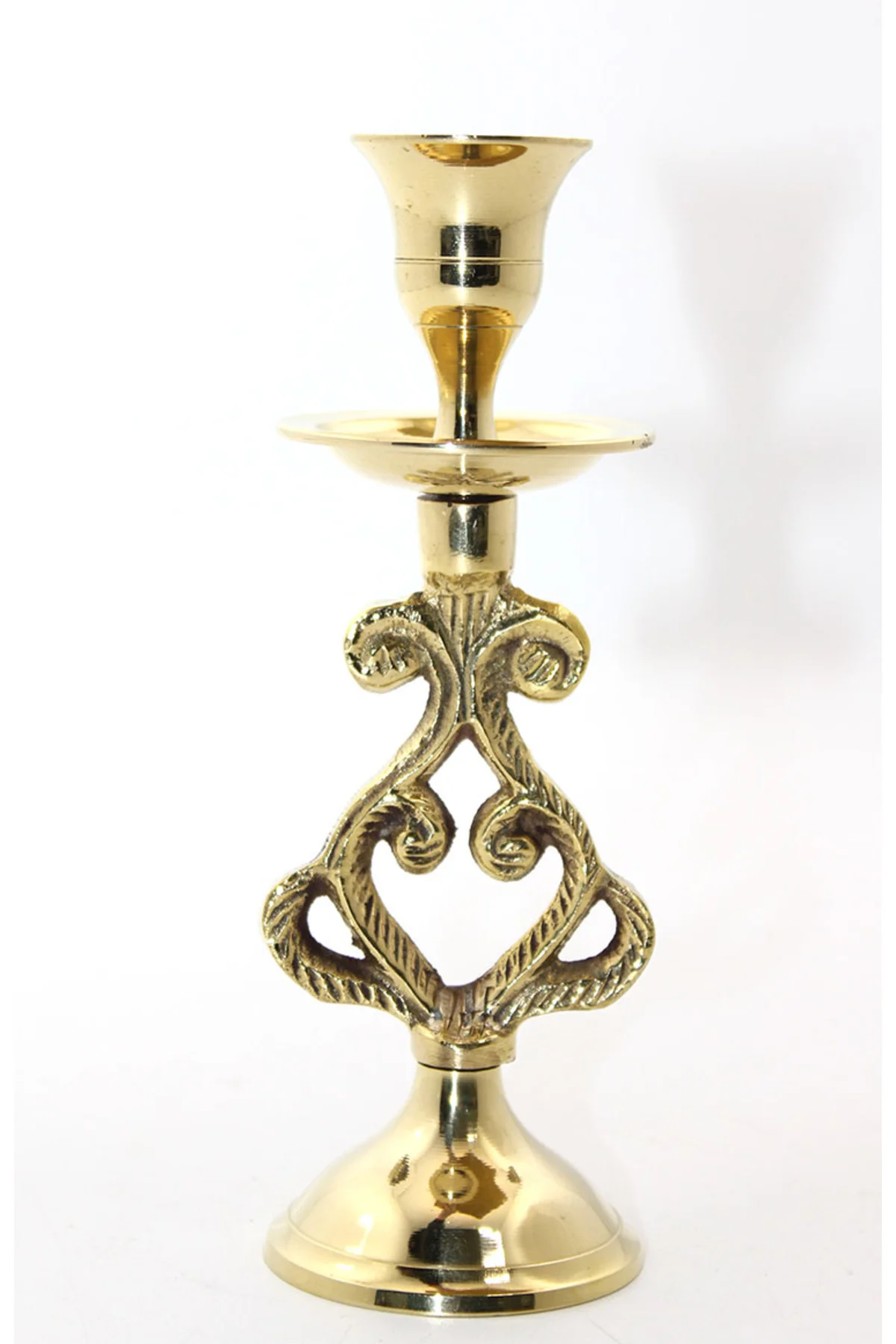 Tekli Pirinç Şamdan Model 5