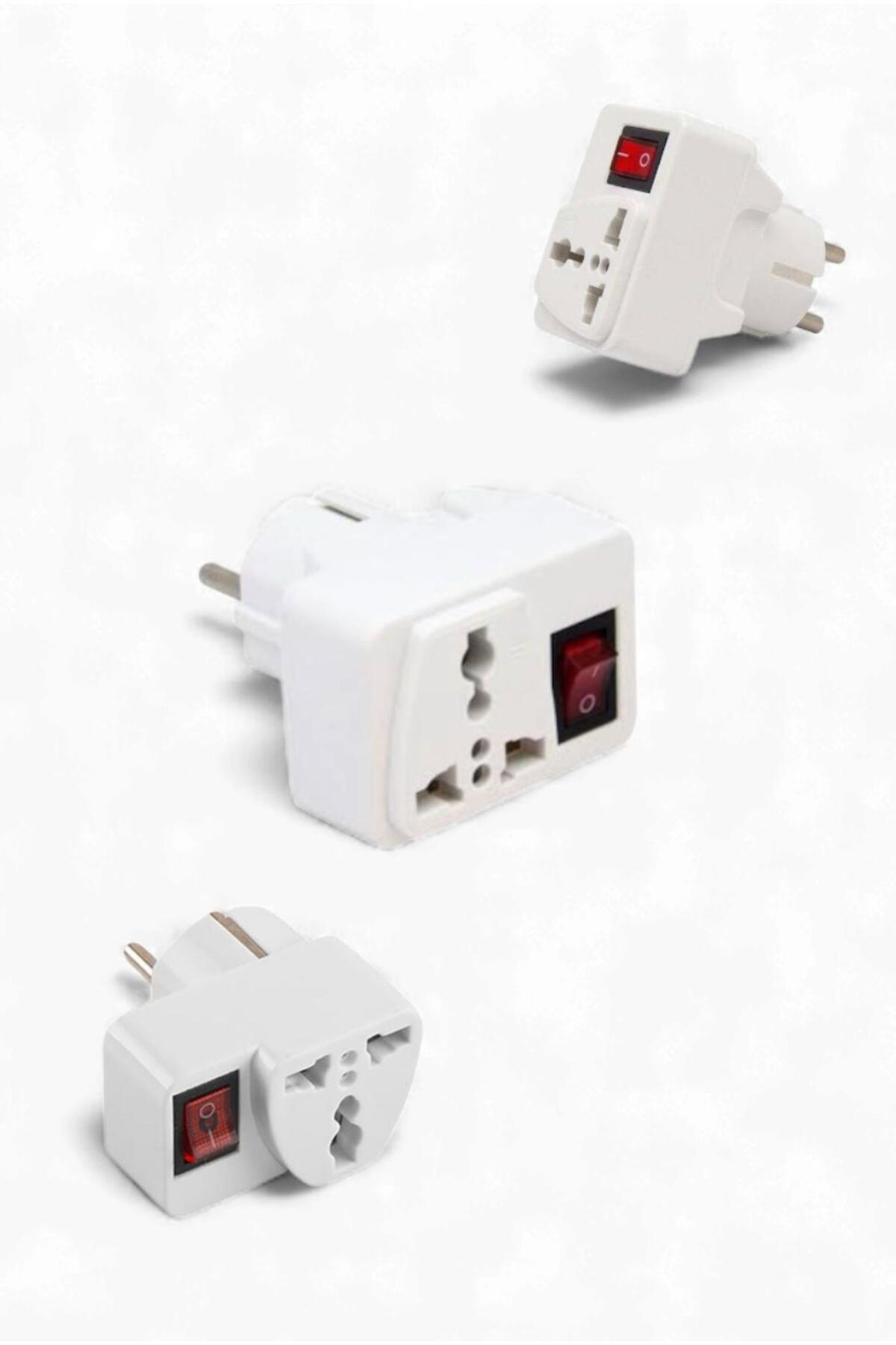 Tekli Universal İngiliz Fiş Adaptörü | Anahtarlı ve Çok Amaçlı Priz Dönüştürücü